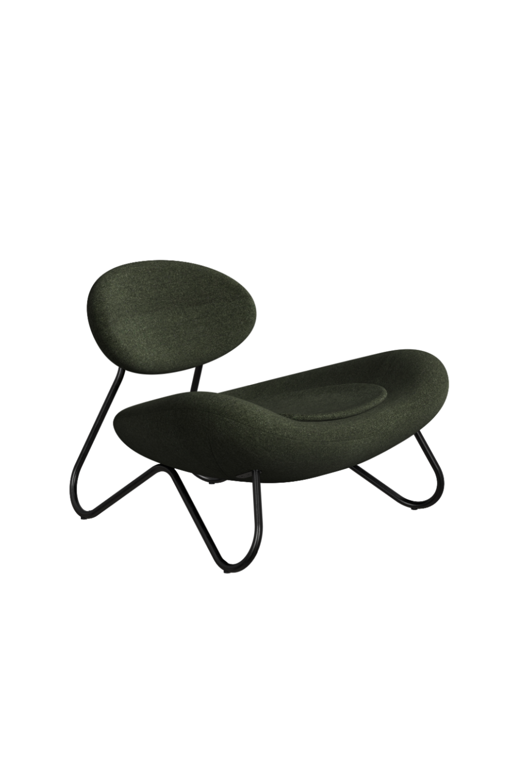 Black Framed Modern Lounge Chair | WOUD Meadow、mySite、neckold