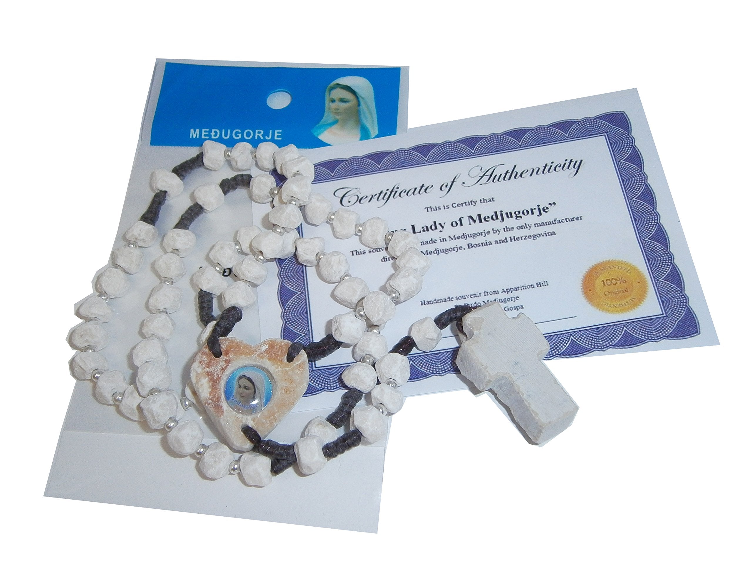  MEDJUGORJE - All Stones Rosary made from Apparation hill stones(16 inches lon...、mySite、elrpsem3k
