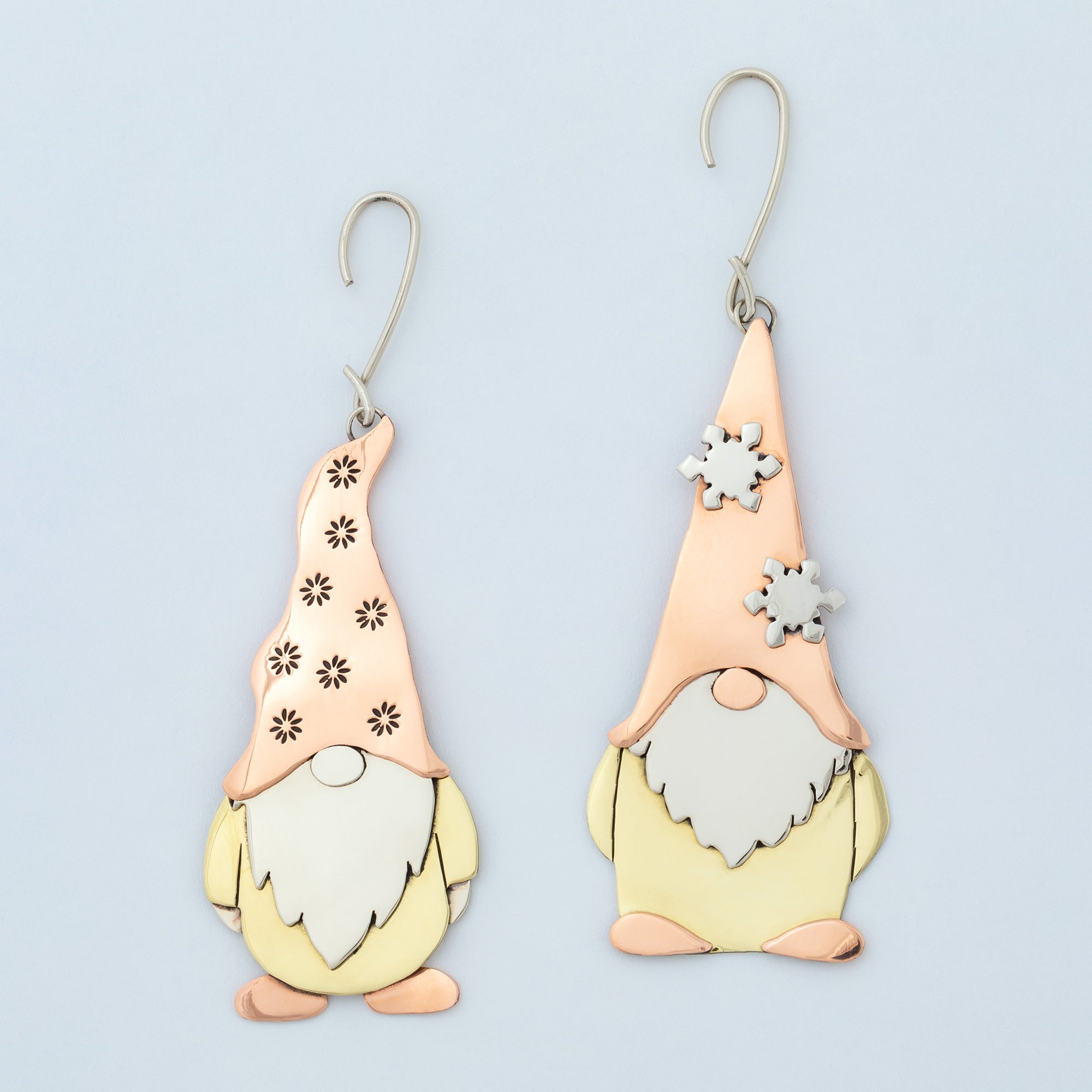 Cute Gnome Mixed Metal Ornament、mySite、camillekostekn