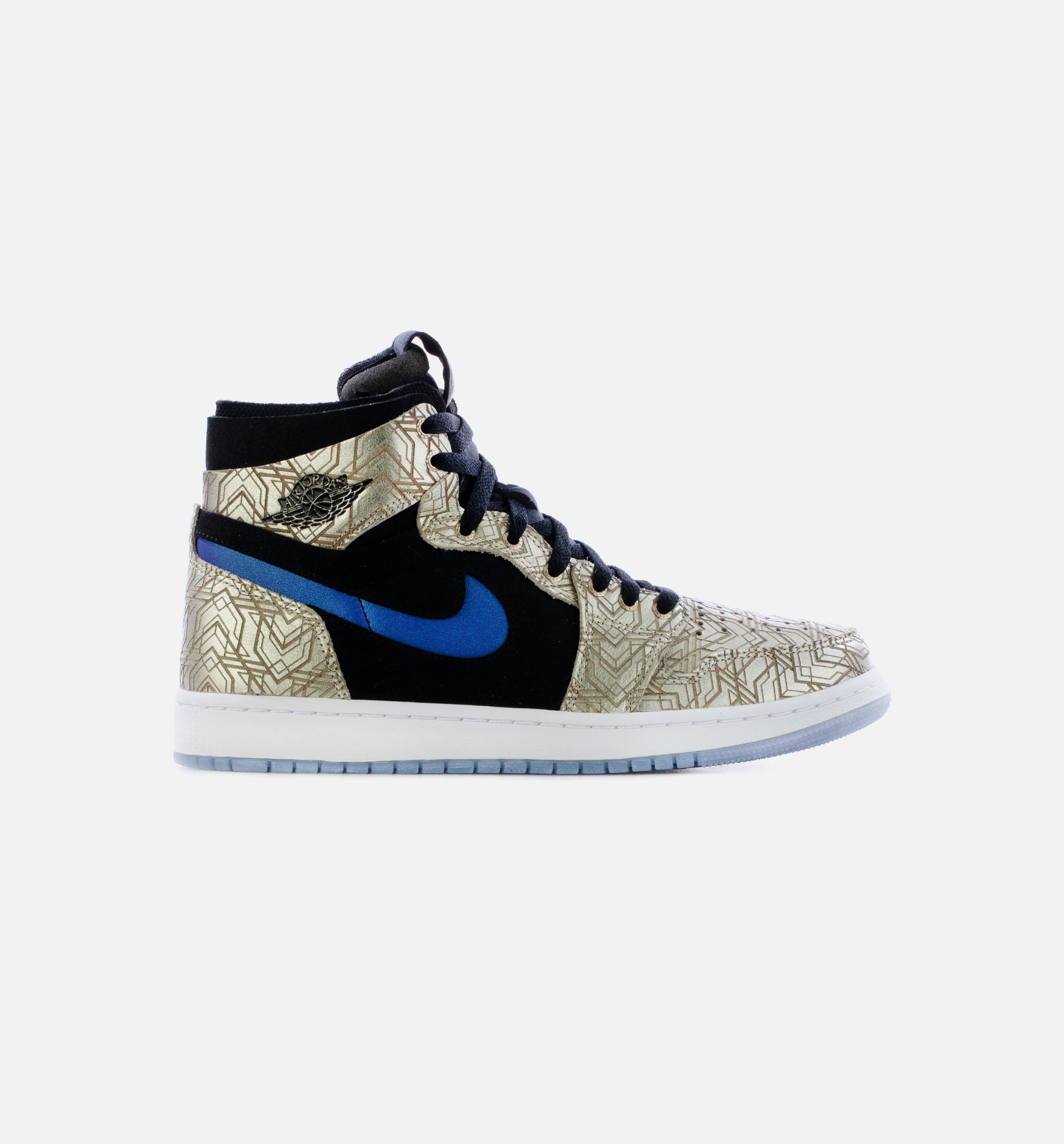 Air Jordan 1 Zoom CMFT Gold Laser Mens Lifestyle Shoes - Gold/Black/Blue Free Shipping、mySite、dreamappss