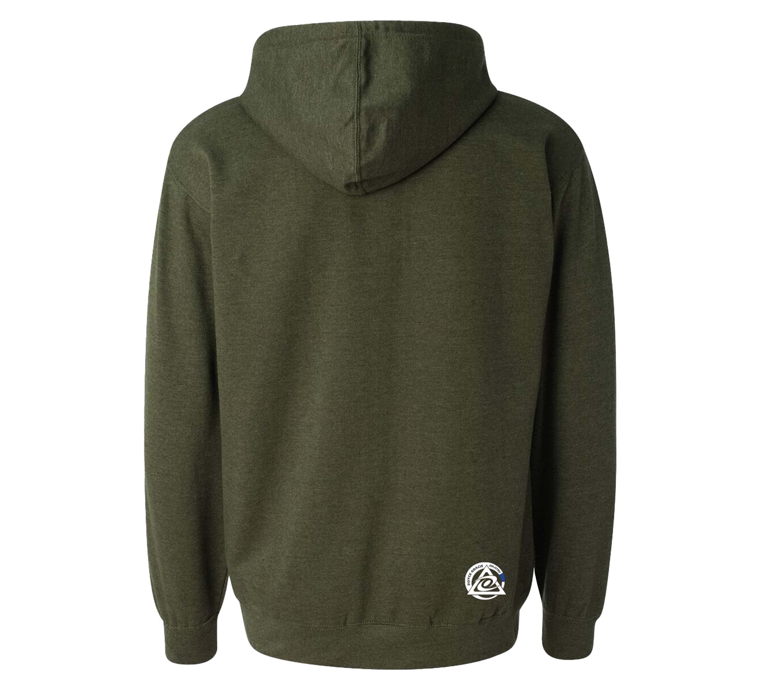 Royce Gracie Shadow Repeat Pullover Hoodie Military Green、mySite、gigharbornorthrealestate