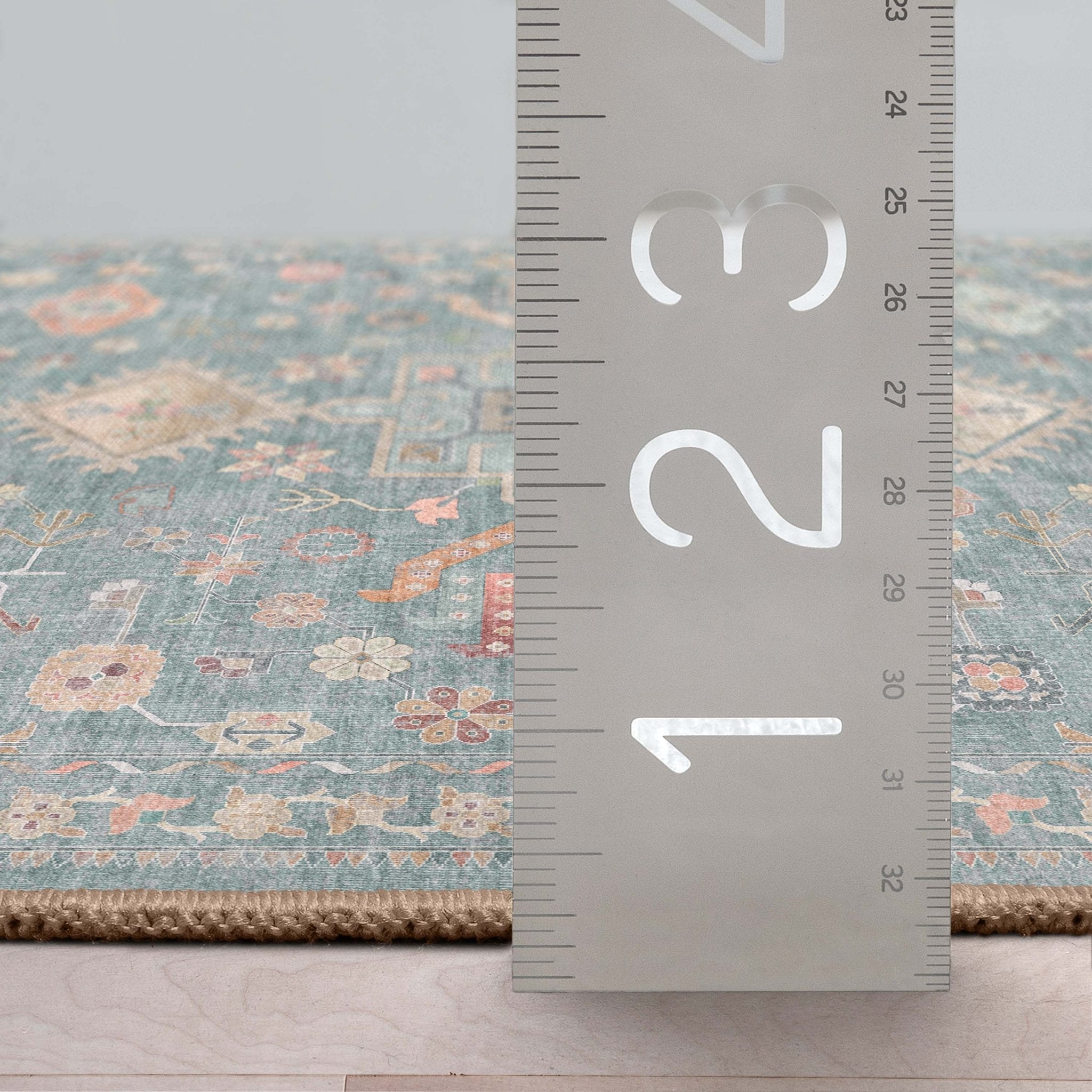 Delhi Vintage Medallion Diamond Pattern Rug – Easy Clean, Stylish Elegant Design、mySite、gigharbornorthrealestate