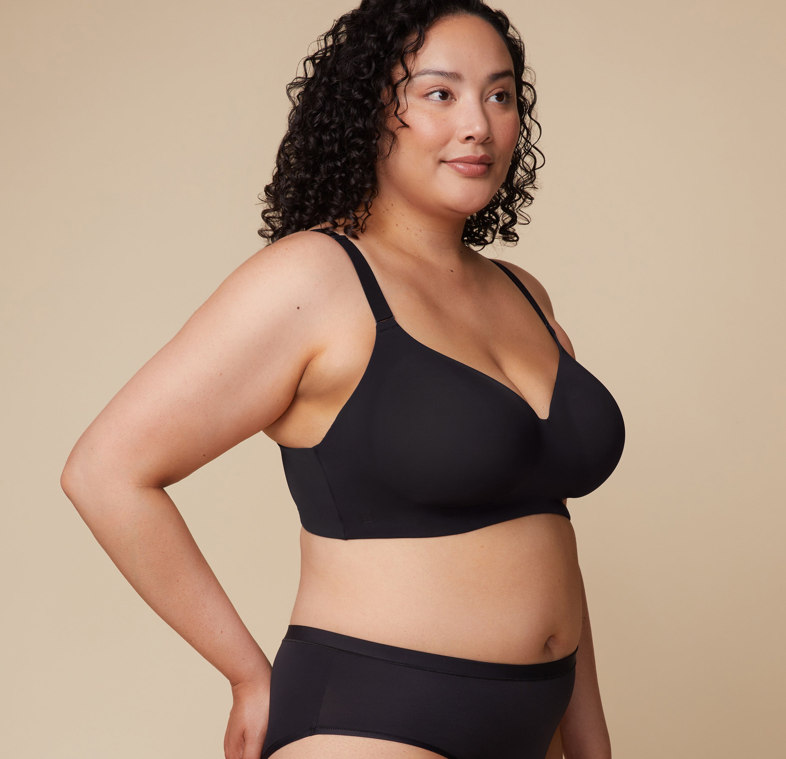 Base Wirefree T-Shirt Bra - Black、mySite、bengalsvssteelers