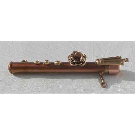 Infinity Art in Metal Brass Flower & Shin Mezuzah、mySite、topwebapps