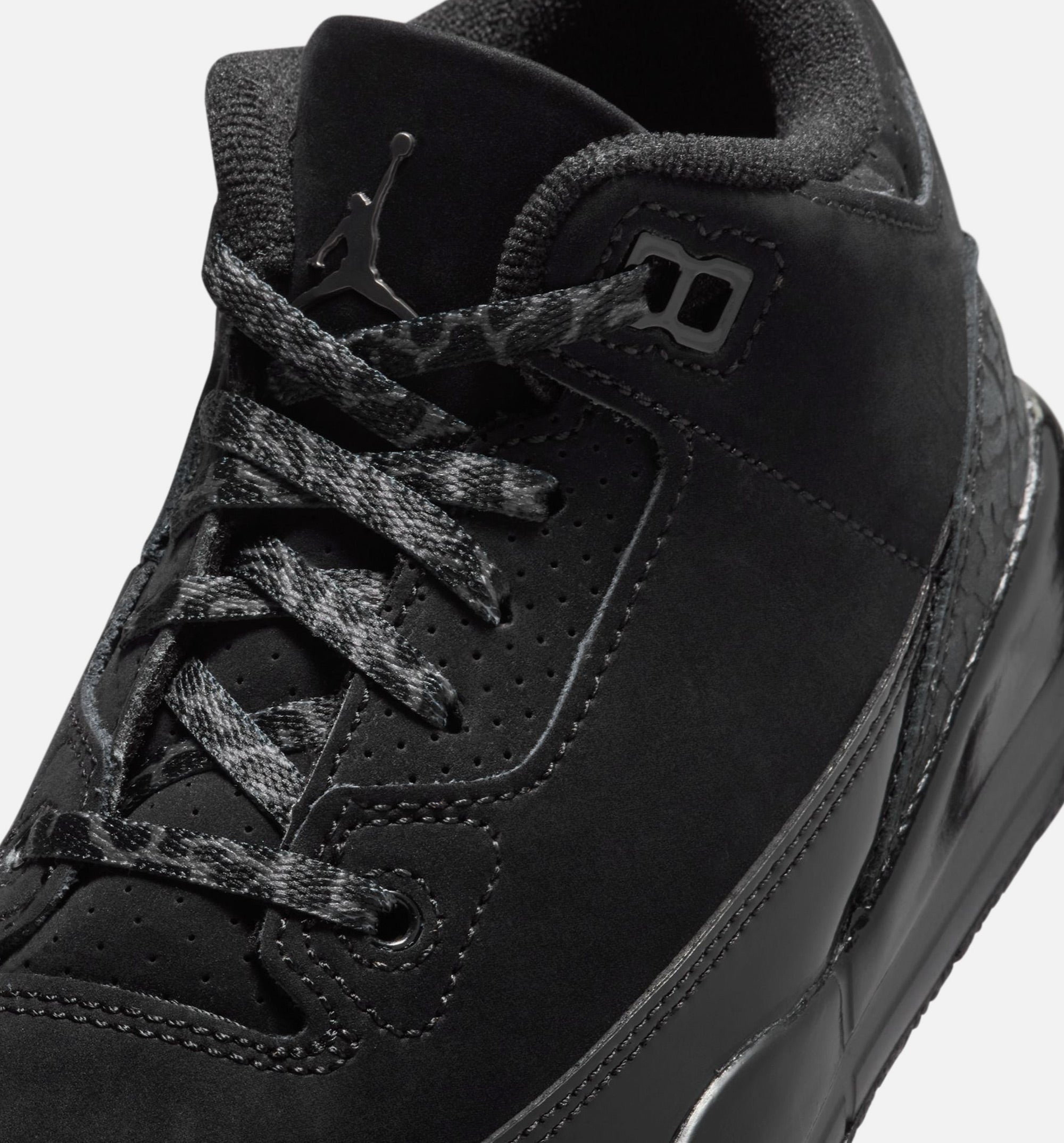 Air Jordan 3 Retro Black Cat Preschool Lifestyle Shoe - Black/Dark Charcoal/Black Free Shipping、mySite、dreamappss