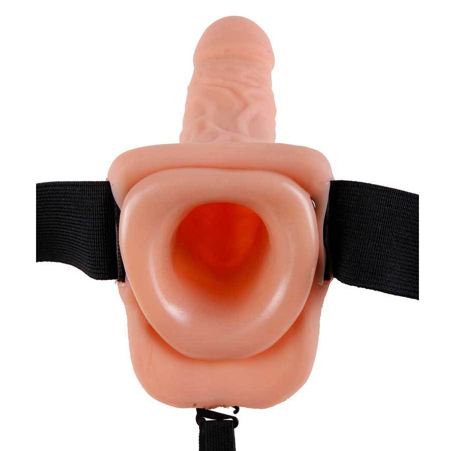 Natural 7 Inch Penis Extender Sleeve for Men | Tan Hollow Strap On and Harness、mySite、bottomscart