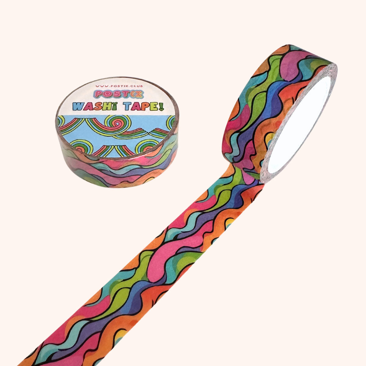  Rainbow Carnival Washi Tape、mySite、ghnorth