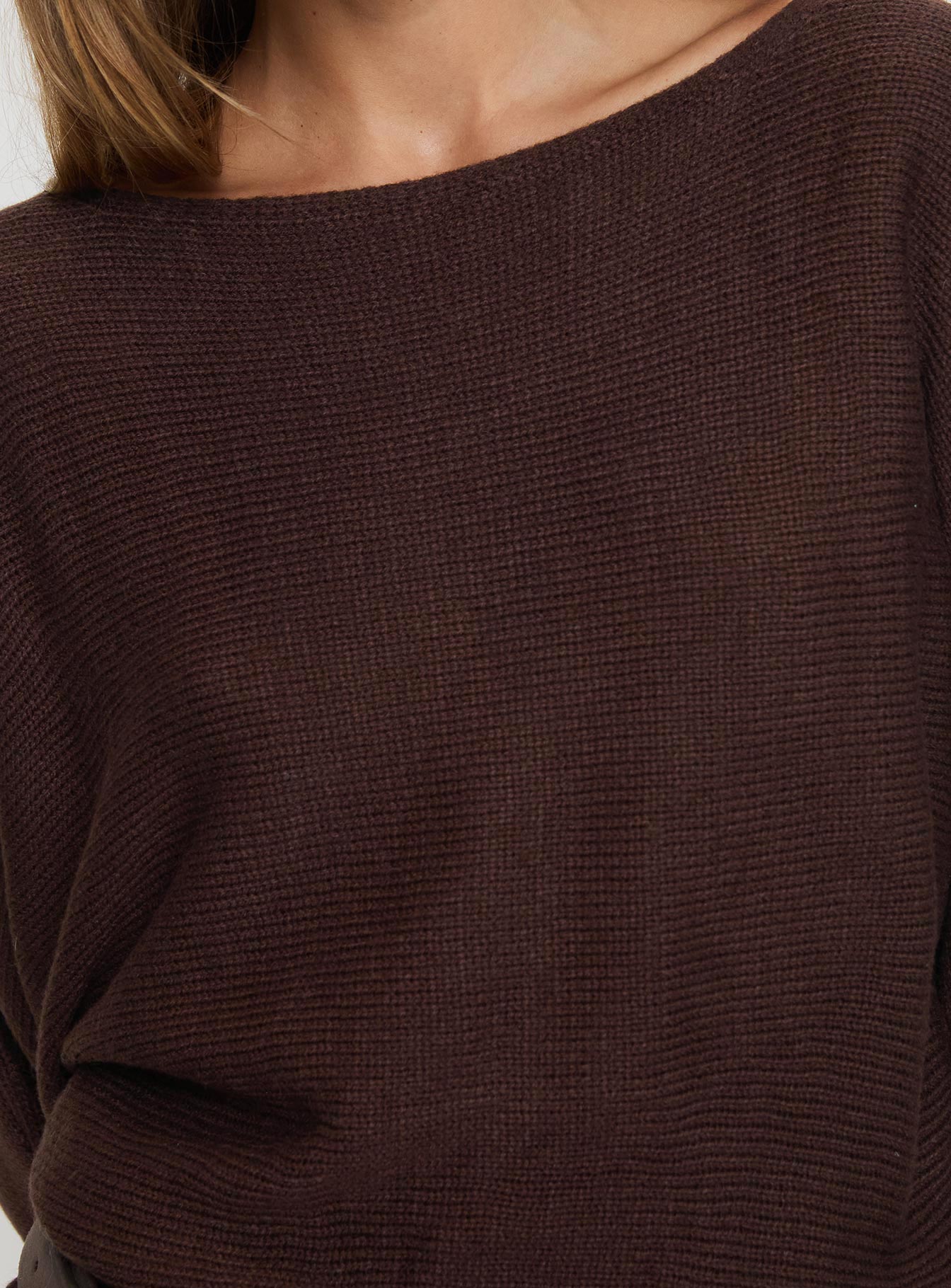 Bellamie Long Sleeve Mini Dress Chocolate、mySite、solidvoid