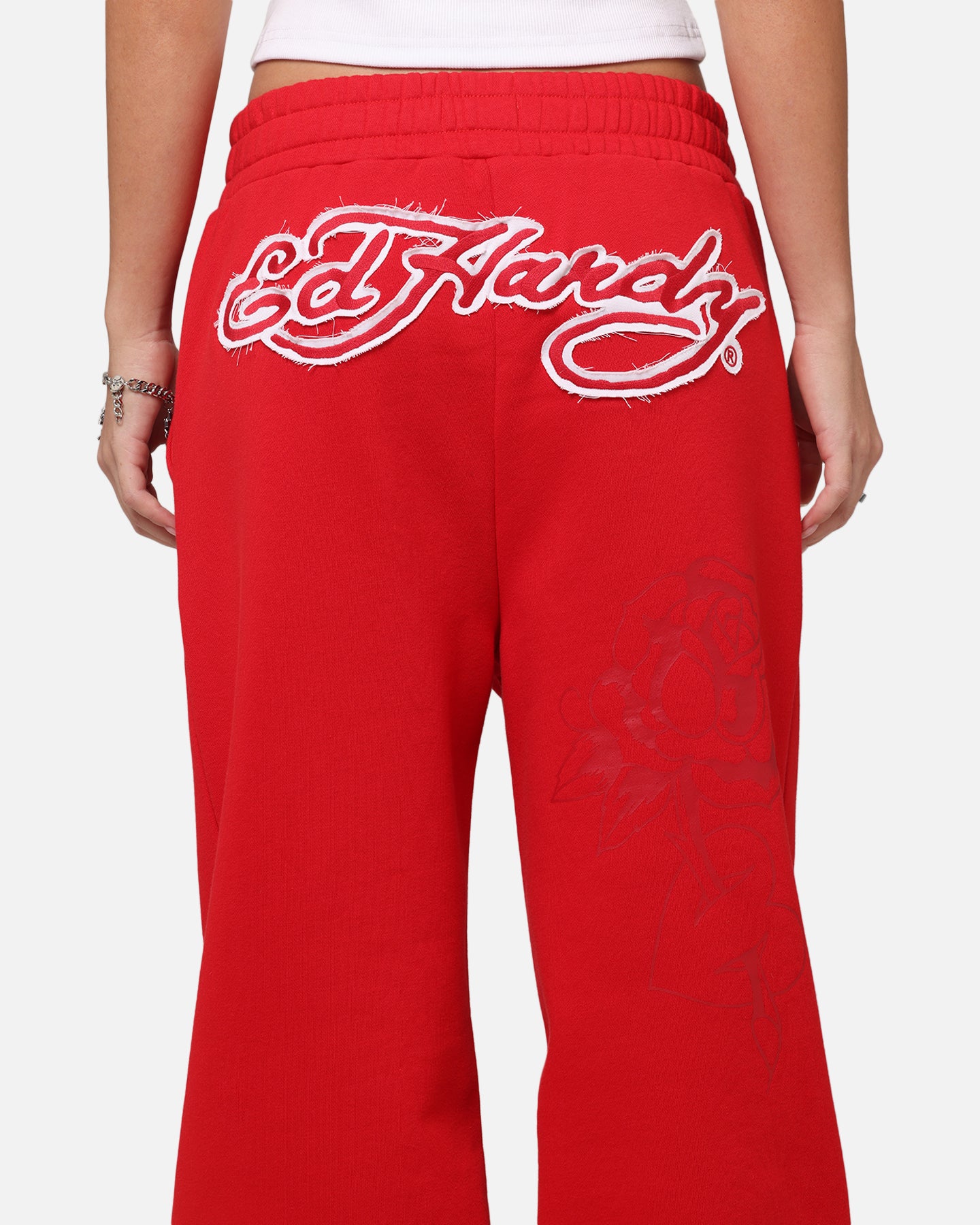 Ed Hardy Women's Rose Trackpants Red、mySite、zt4zffjzw