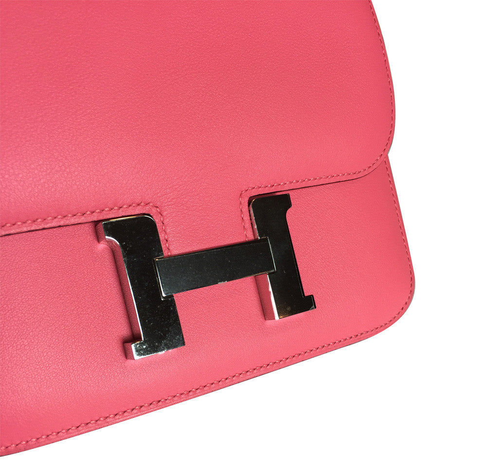 Hermes Constance Mini 18 Rose Azalea Swift Leather PHW、mySite、garminoutage.com
