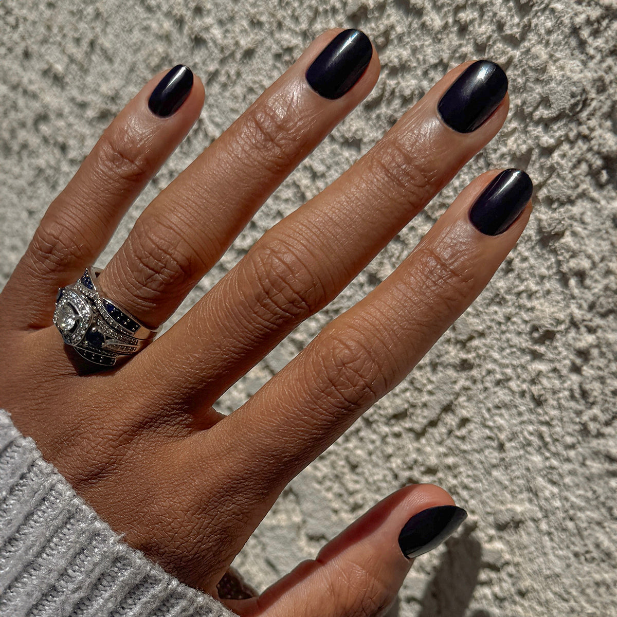 Covet | Extra Short | Round - Tab Press-On、mySite、solidvoid