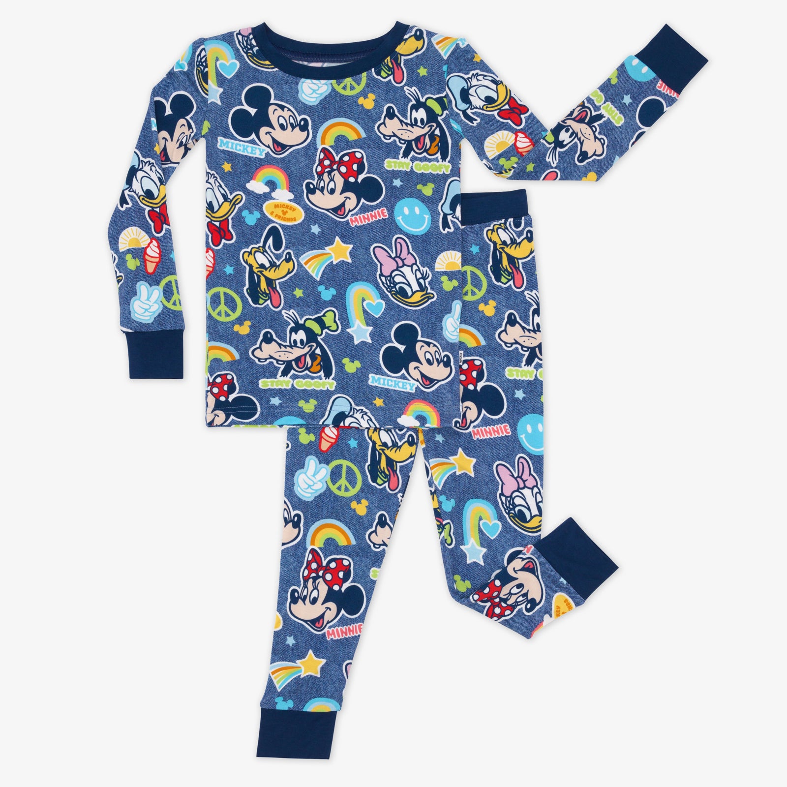  Navy Disney Mickey's Clubhouse Long Sleeve & Pants Pajama Set、mySite、layawaytickets