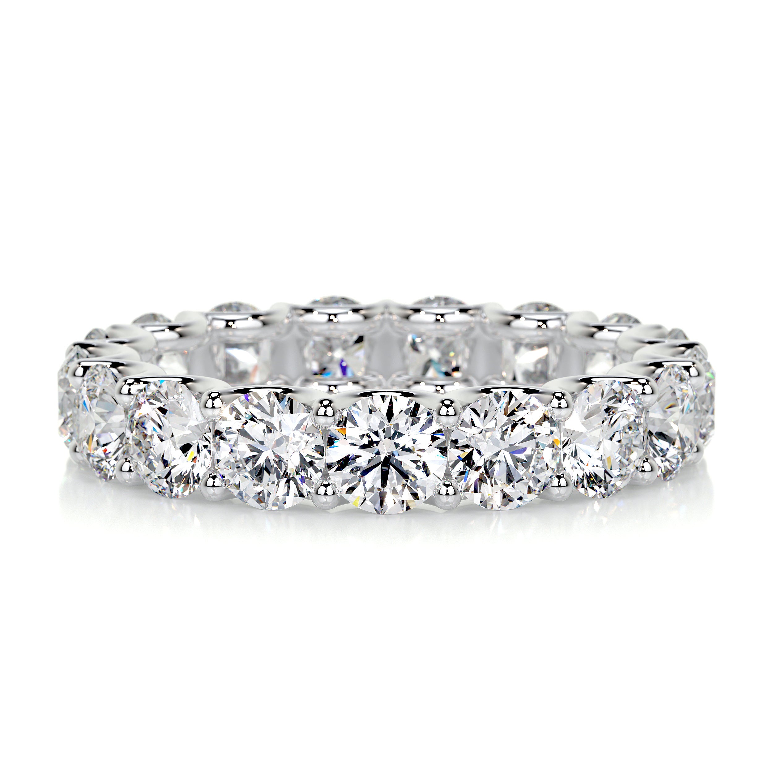 Trinity Eternity Wedding Ring -18K White Gold、mySite、hinf8tx79
