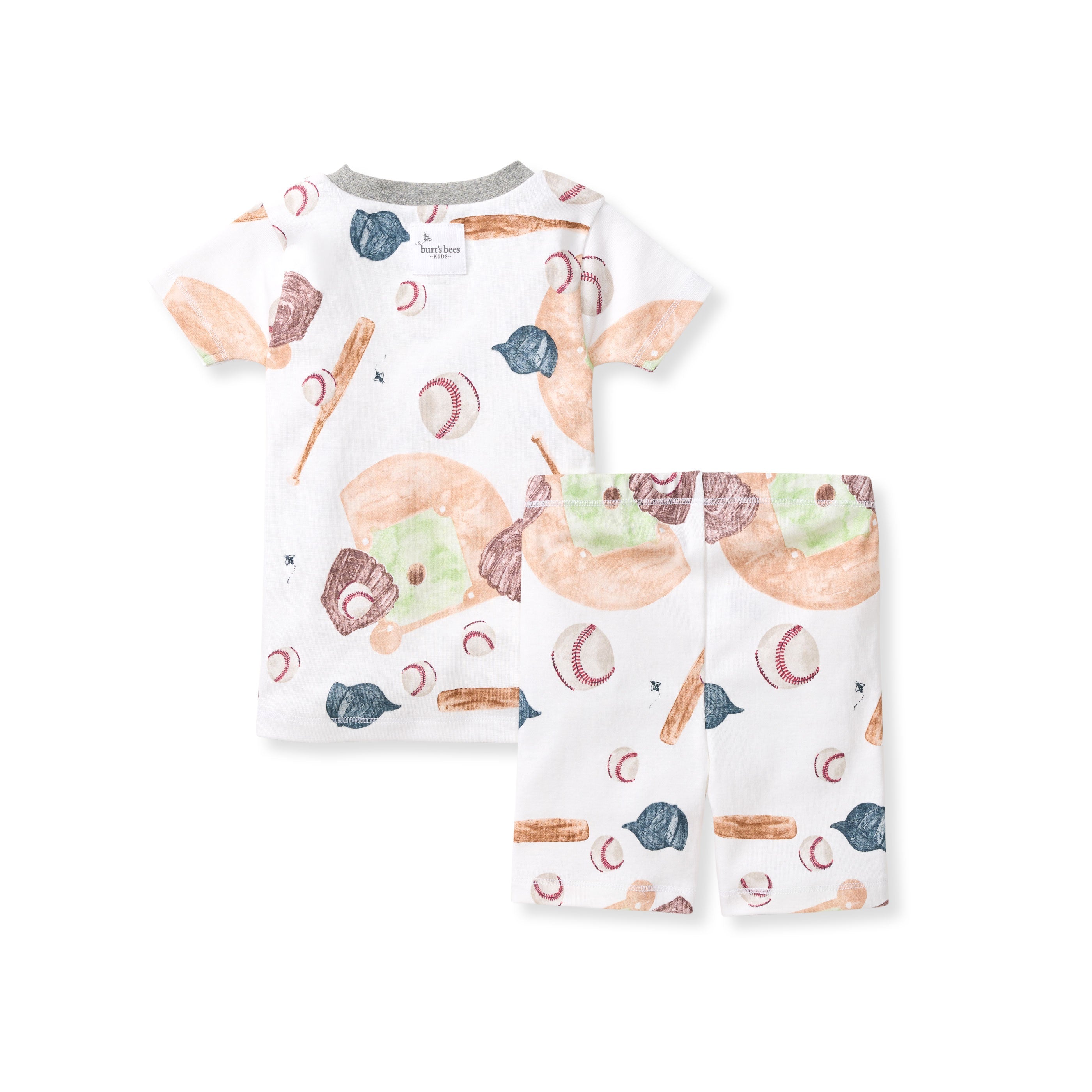 Baseball Organic Cotton Two-Piece Pajamas、mySite、g9winljtr