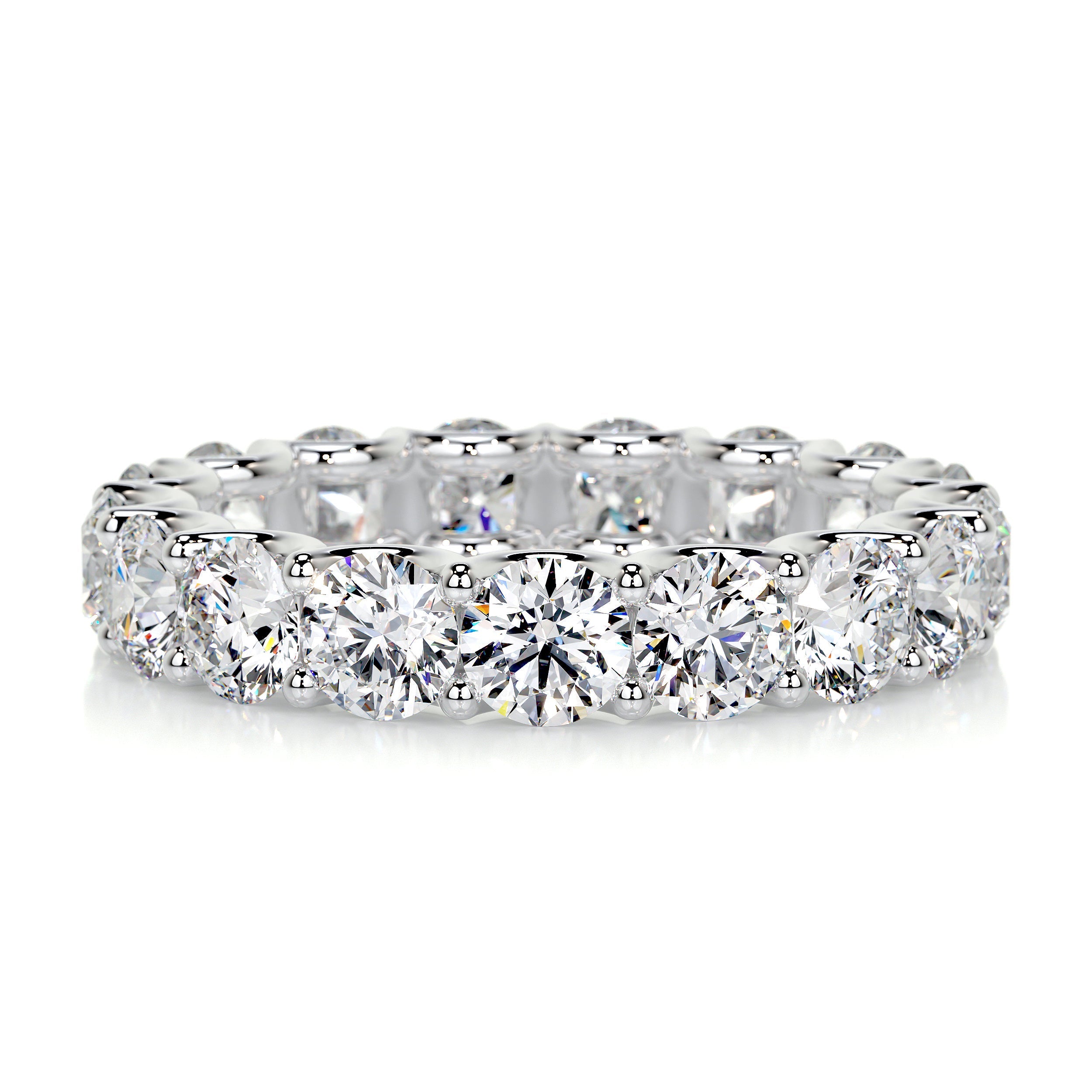 Trinity Eternity Wedding Ring -14K White Gold (RTS)、mySite、hinf8tx79