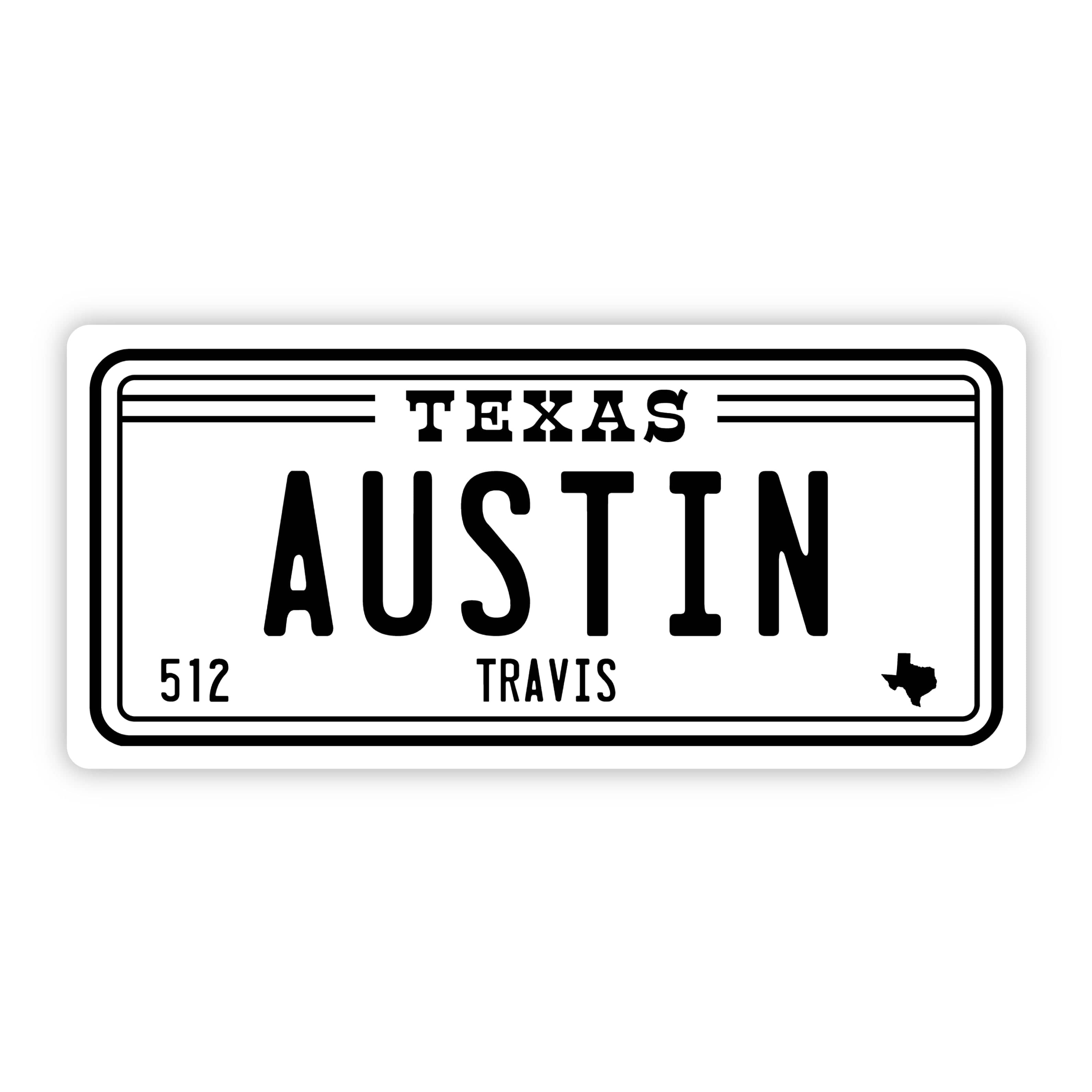  Austin Texas 512 Bumper Sticker (5 inch)、mySite、elrpsem3k