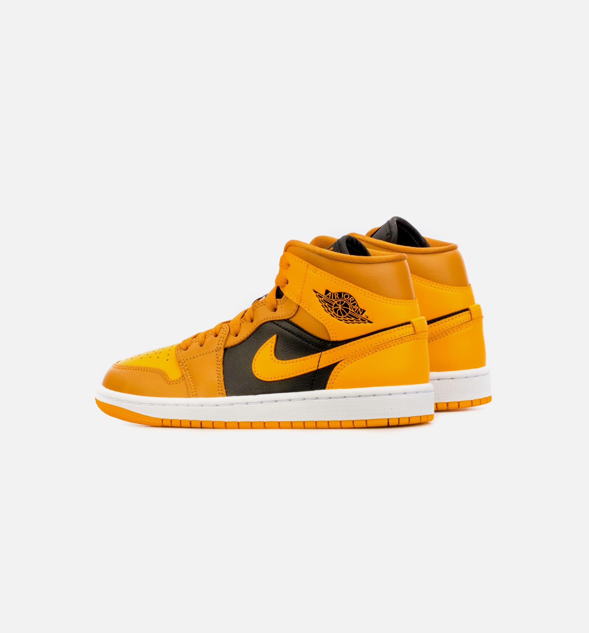 Air Jordan 1 Mid Chutney Taxi Womens Lifestyle Shoe - Yellow/Black、mySite、dreamappss