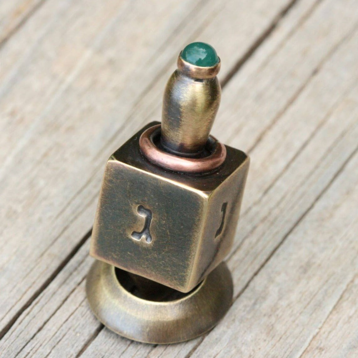Brass Handmade Dreidels - (Choice of Style)、mySite、topwebapps