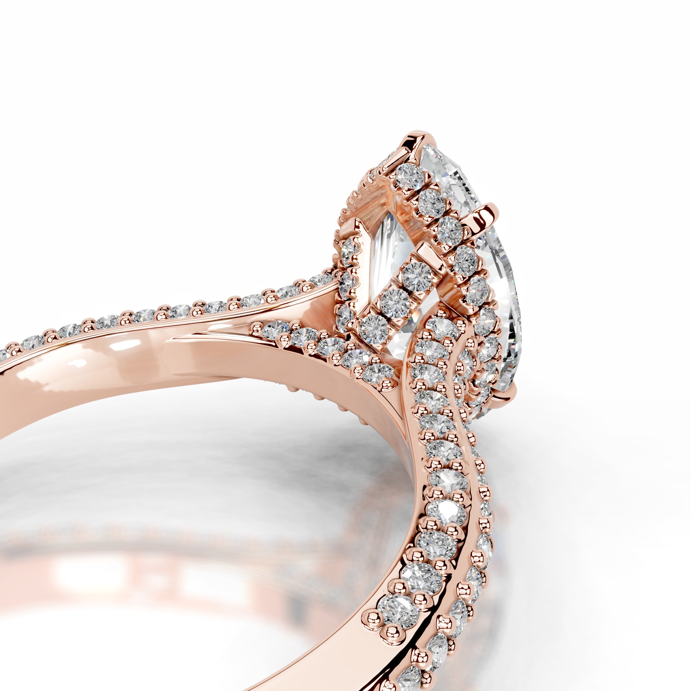Joana Diamond Engagement Ring - 14K Rose Gold、mySite、hinf8tx79