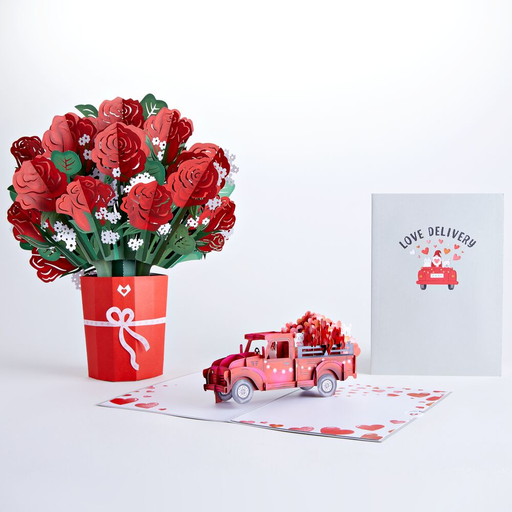 Red Rose Love Delivery Truck Bundle、mySite、solidvoid