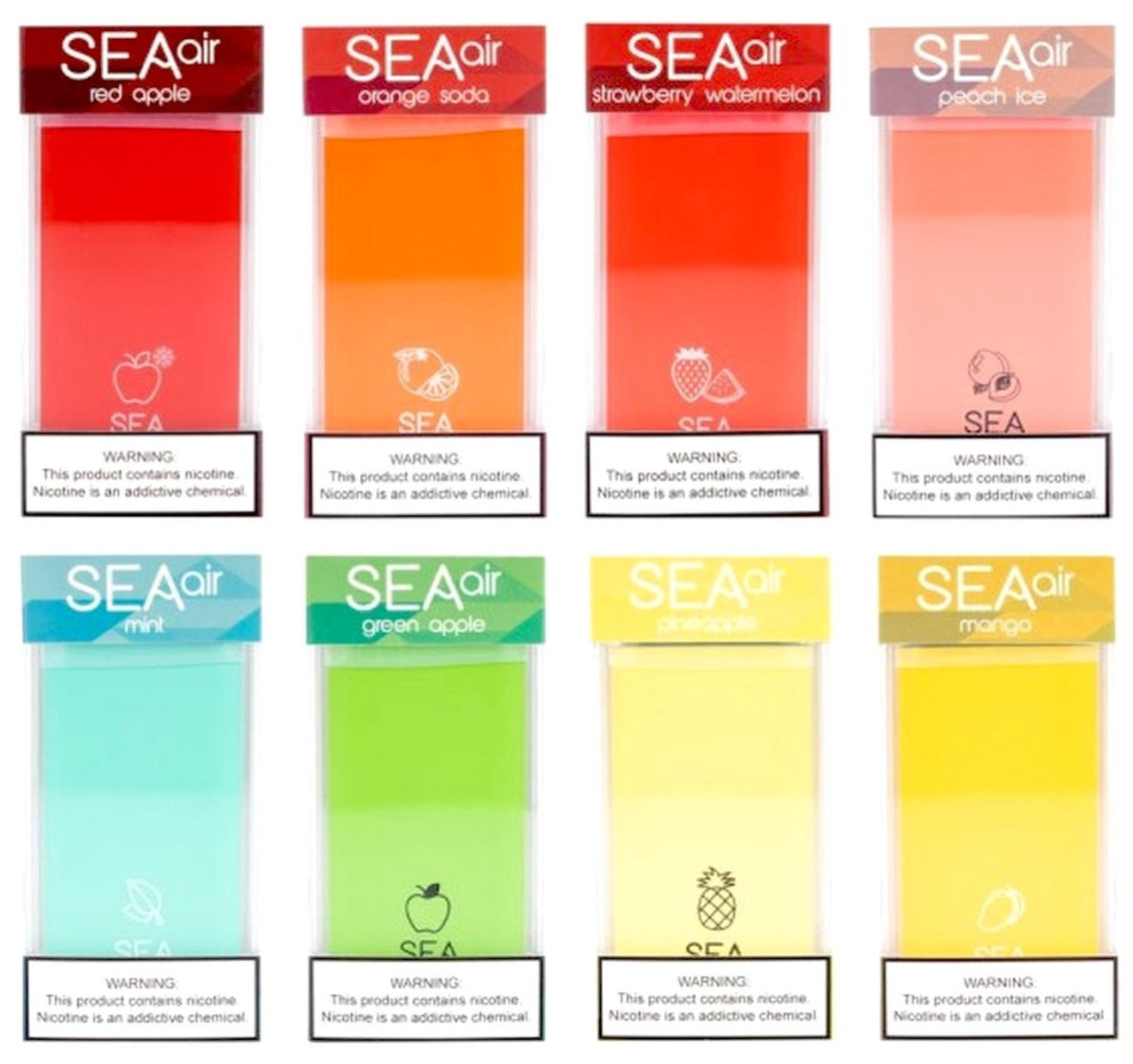 Sea Air Disposable Vape 2.6mL 8 Pack、mySite、zt4zffjzw