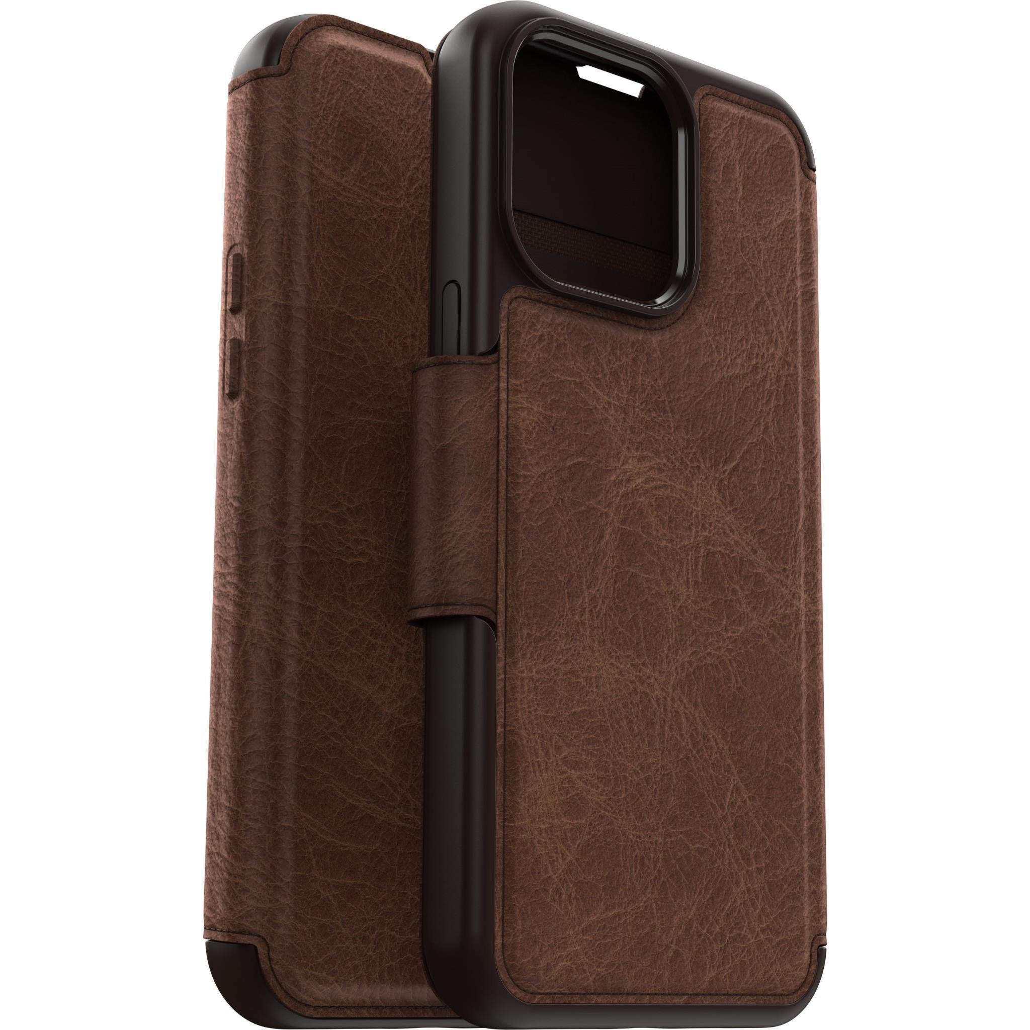 Otterbox Strada Folio MagSafe Case for iPhone 15 Pro Max (Espresso)、mySite、camillekostekn