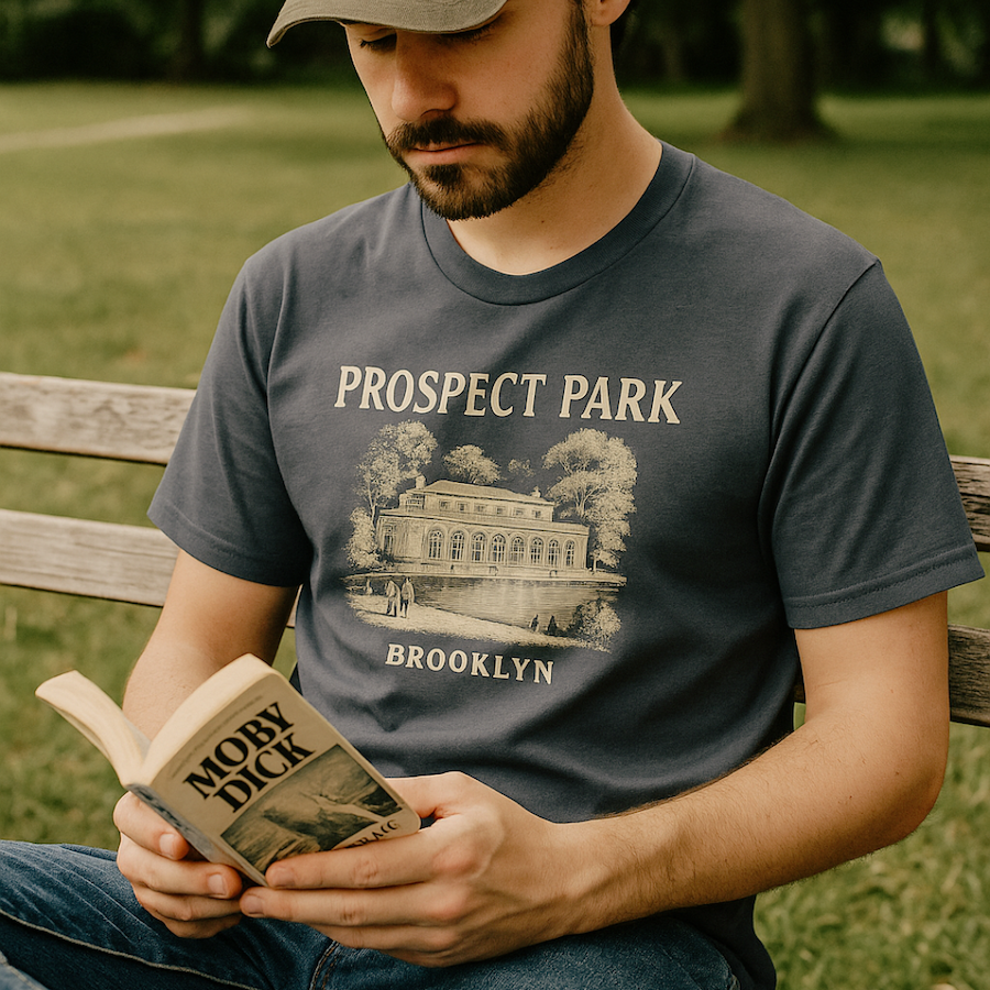 Vintage Navy Prospect Park Brooklyn T-Shirt、mySite、vikingsvslions