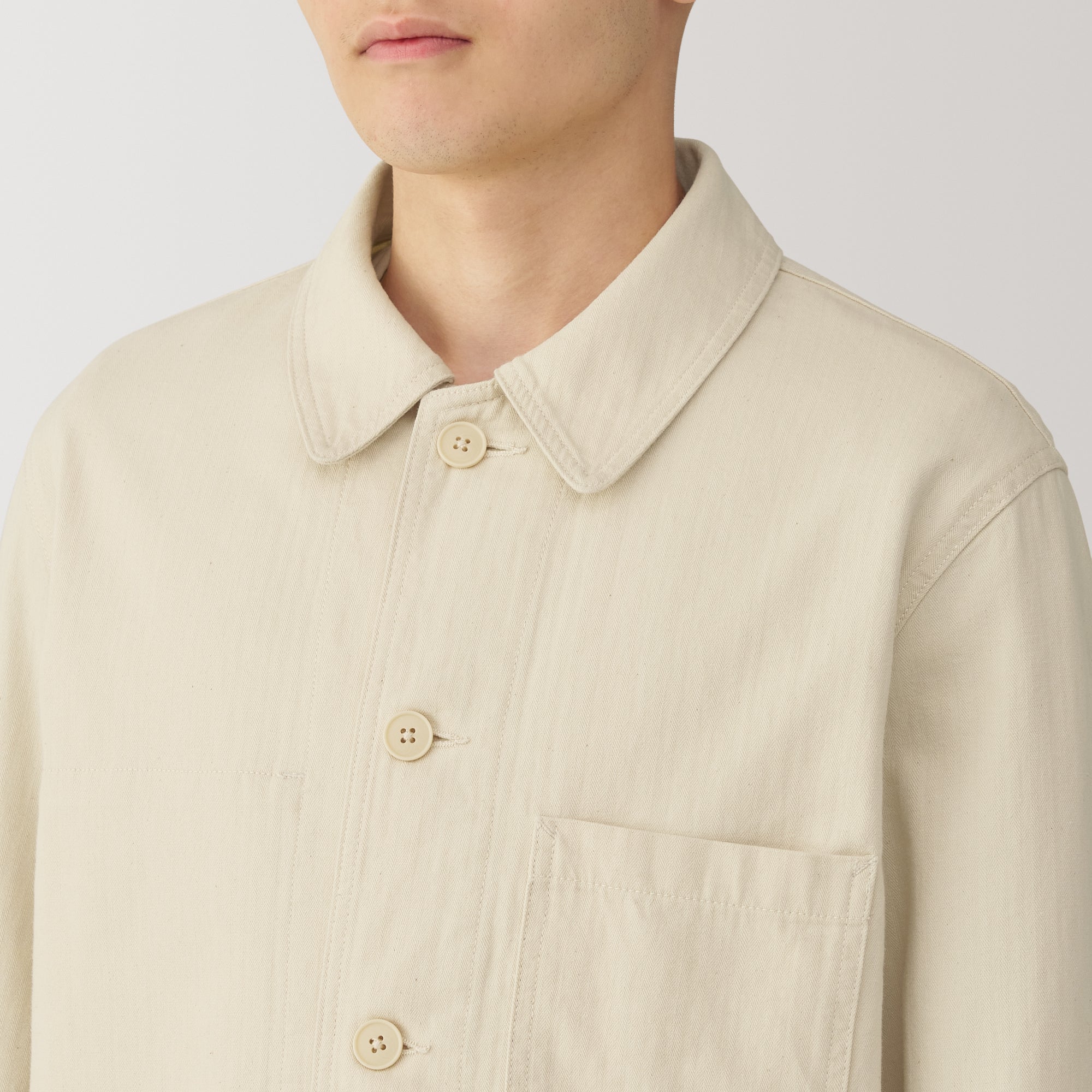  Men's Kapok Blend Herringbone Coverall Jacket、mySite、sugarbowlscore