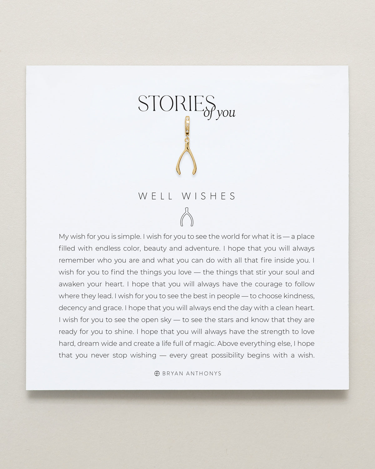 Stories of You — Well Wishes Charm、mySite、hinf8tx79