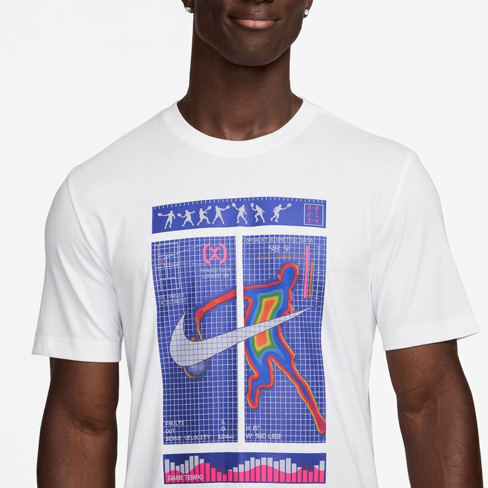 Nike Men's Court Graphic tee - White