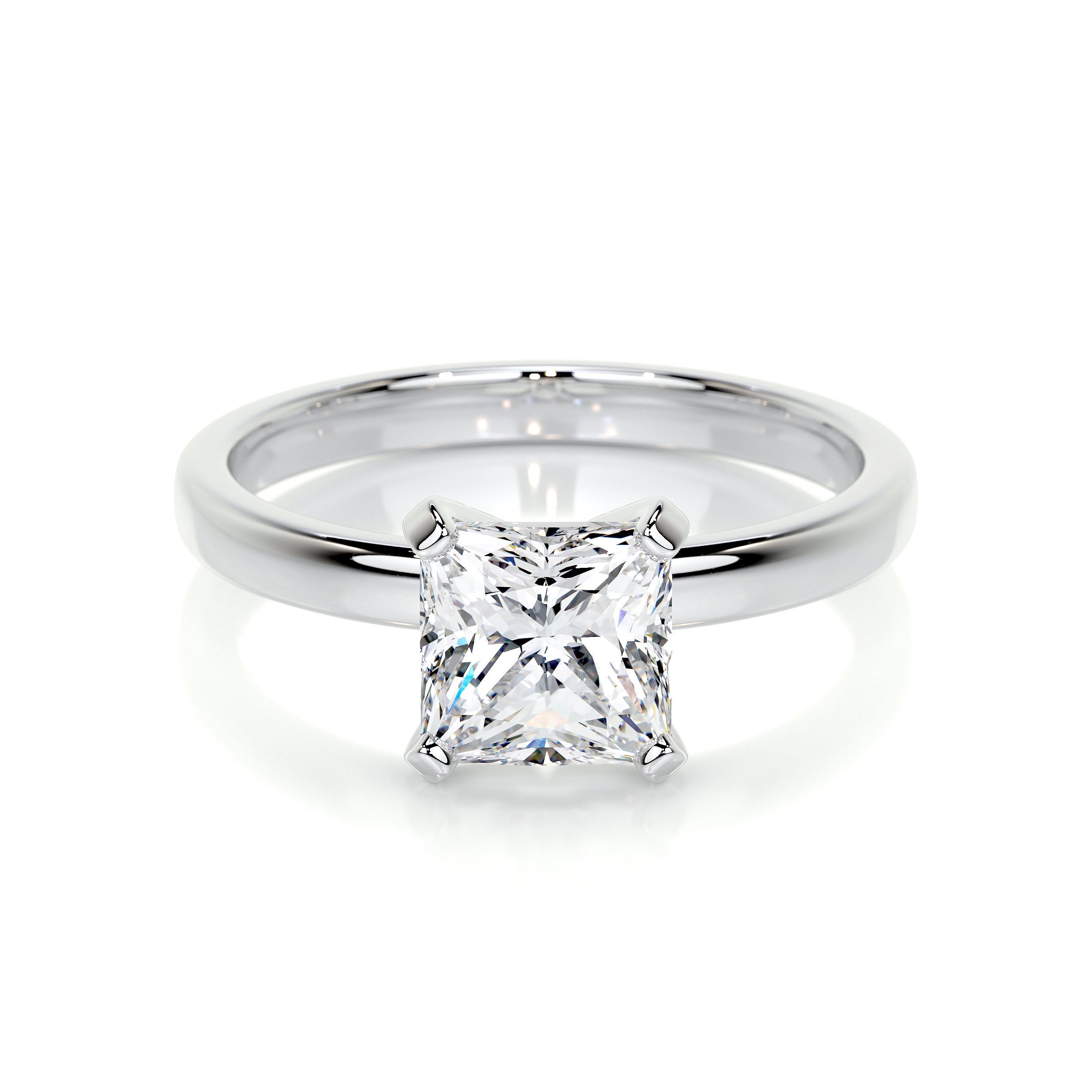 Isabelle Lab Grown Diamond Ring -14K White Gold (RTS)、mySite、hinf8tx79