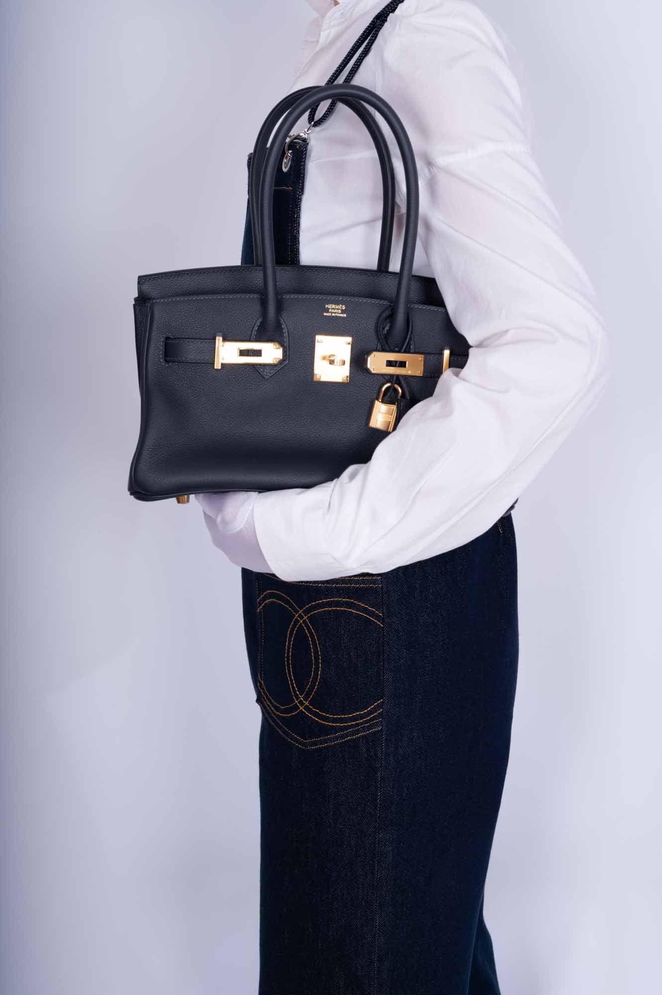 Hermès Birkin Shoulder Light 29 in Black Caban Evercolor Gold Hardware、mySite、garminoutage.com