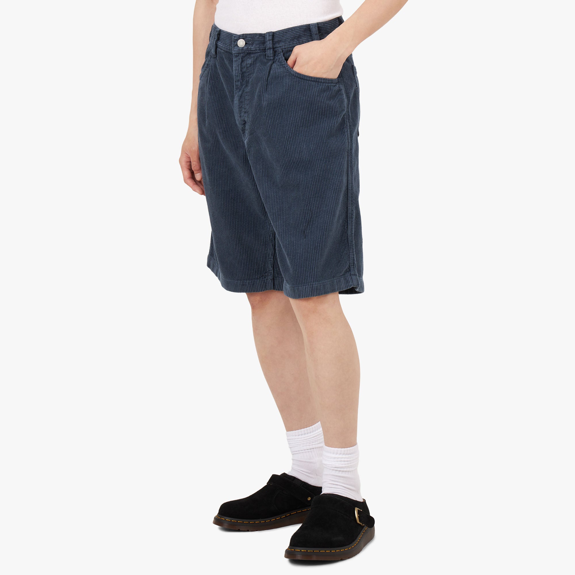  thisisneverthat Overdyed Corduroy Shorts / Off White、mySite、merchandisen