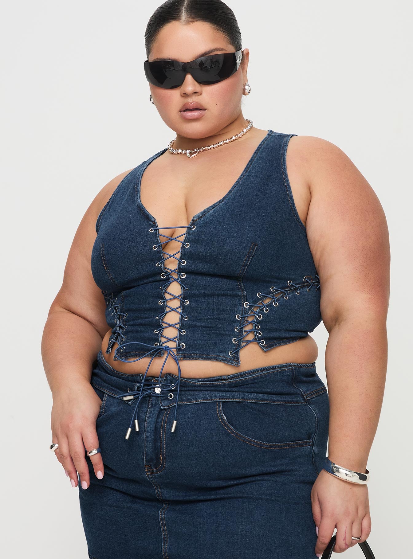 Edenette Top Mid Blue Wash Curve、mySite、solidvoid