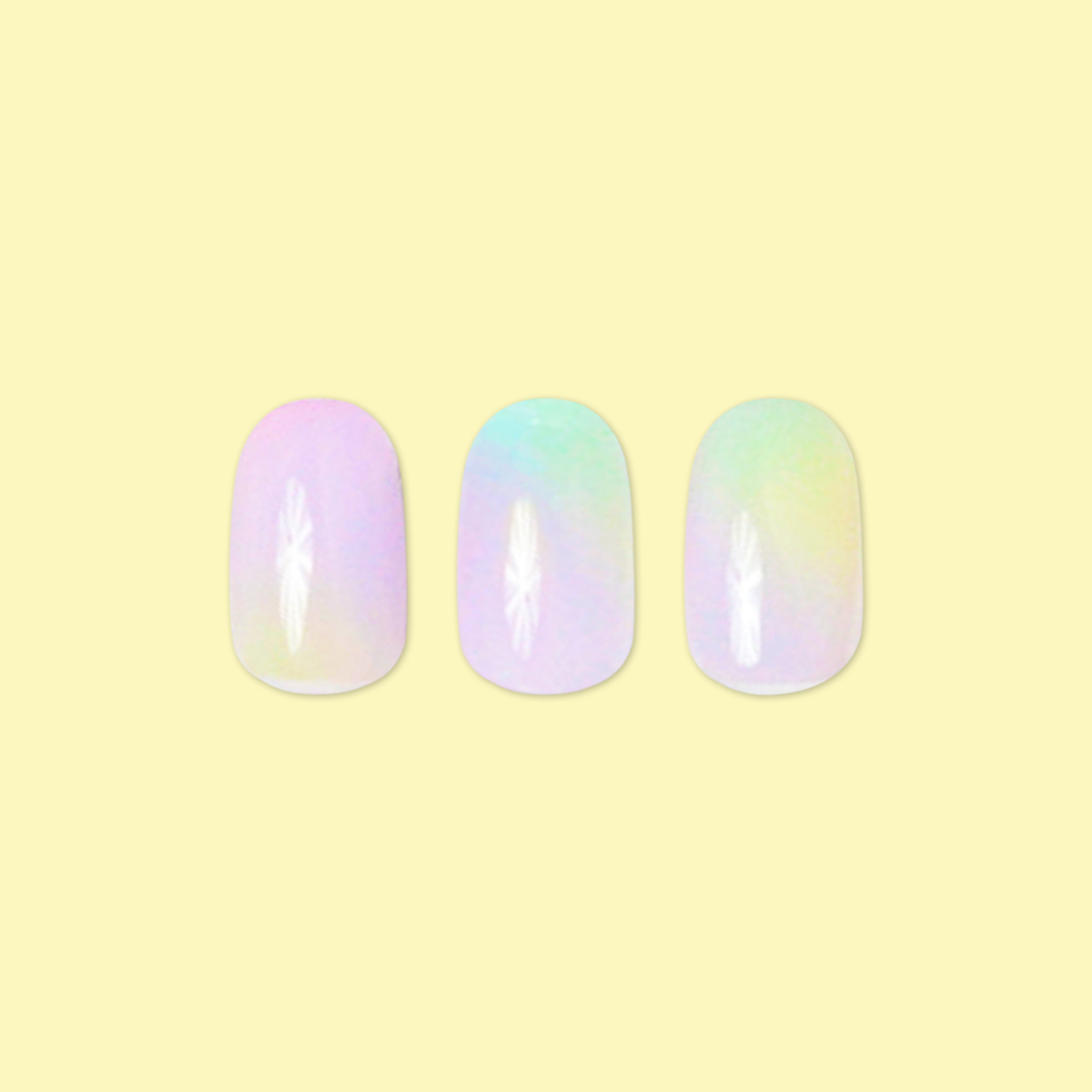 Tie Dye - Press-On | Short | Round - Part of Set、mySite、solidvoid