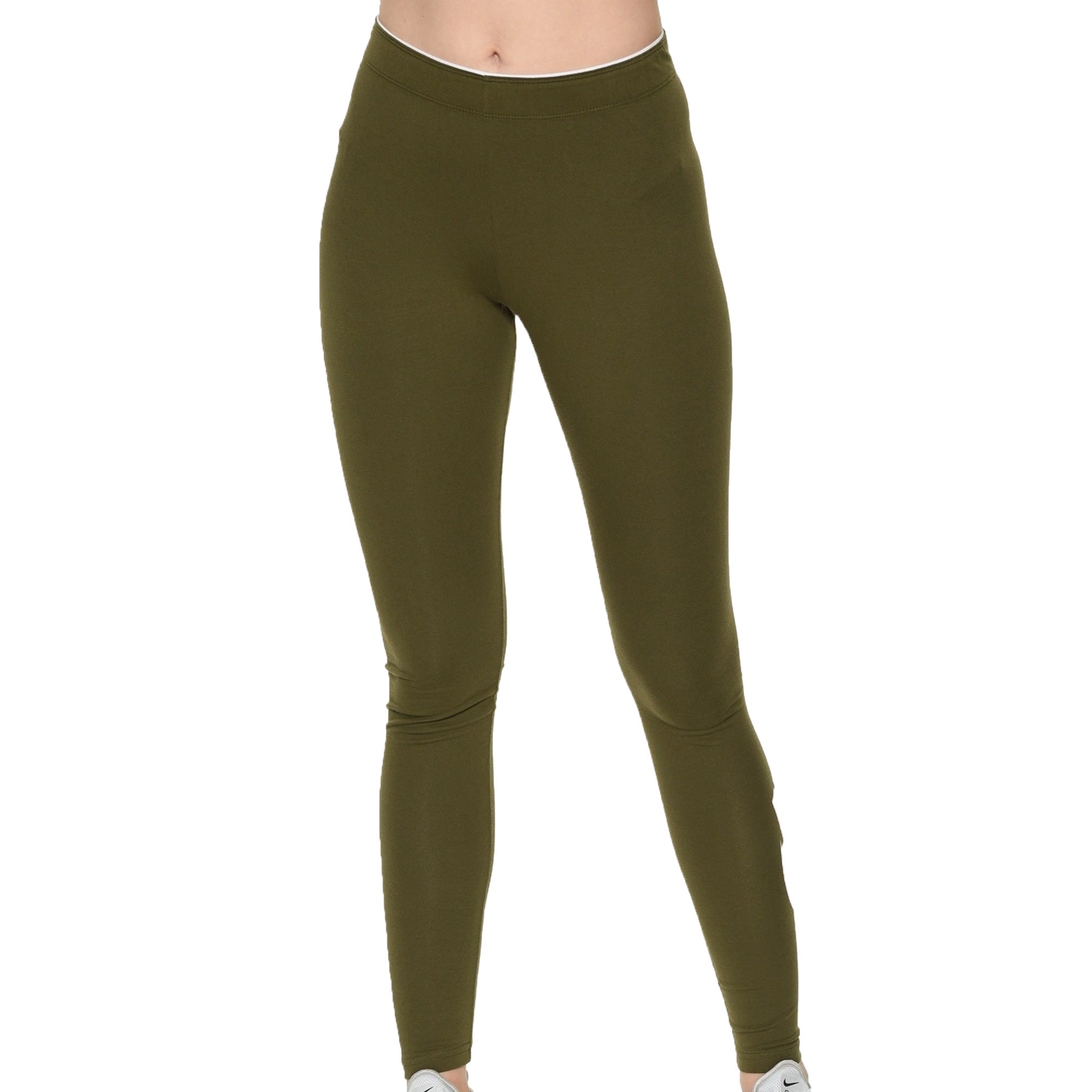 Nike Women's Leg-A-See High Waist Tights Olive Canvas、mySite、noshort