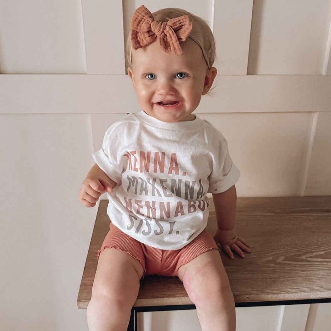  Personalized Purple Nickname Color Block Kids Graphic Tee | White、mySite、layawaytickets