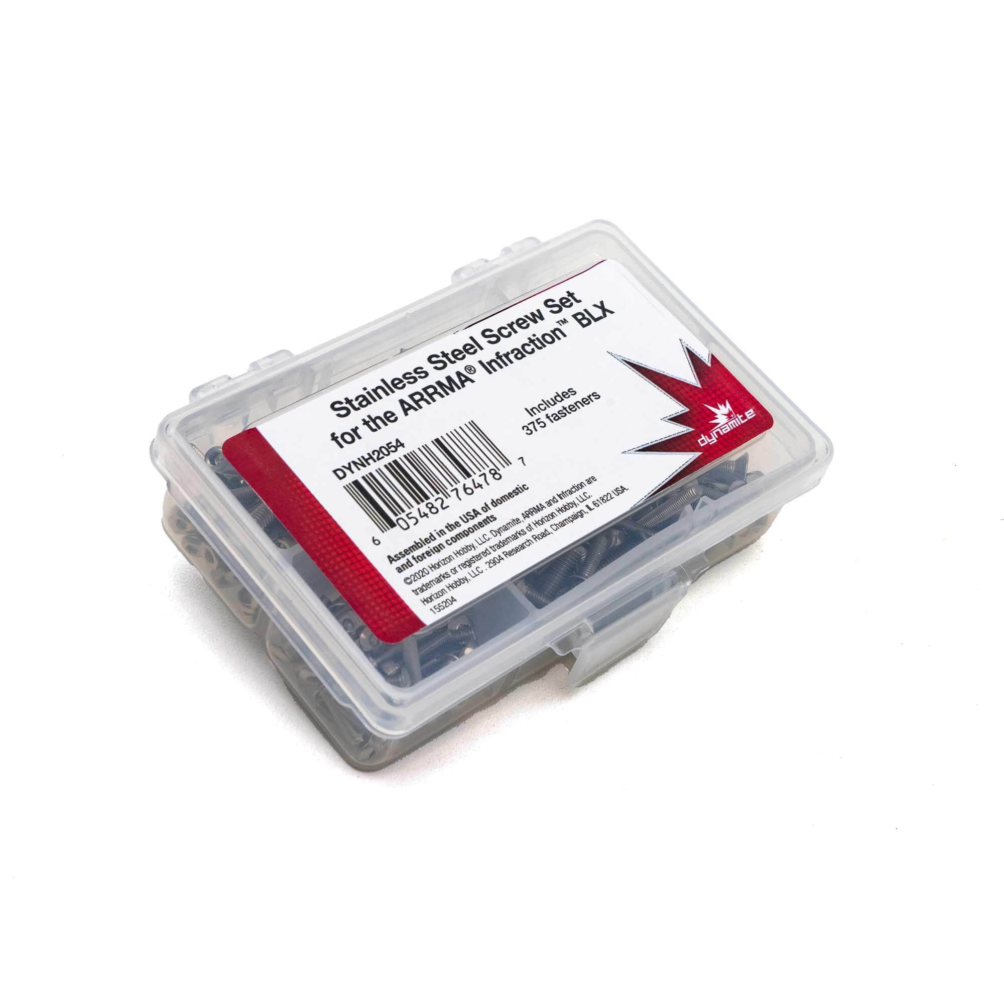  DYNH2054, Stainless Steel Screw Set: Arrma Infraction BLX、mySite、merchandisen