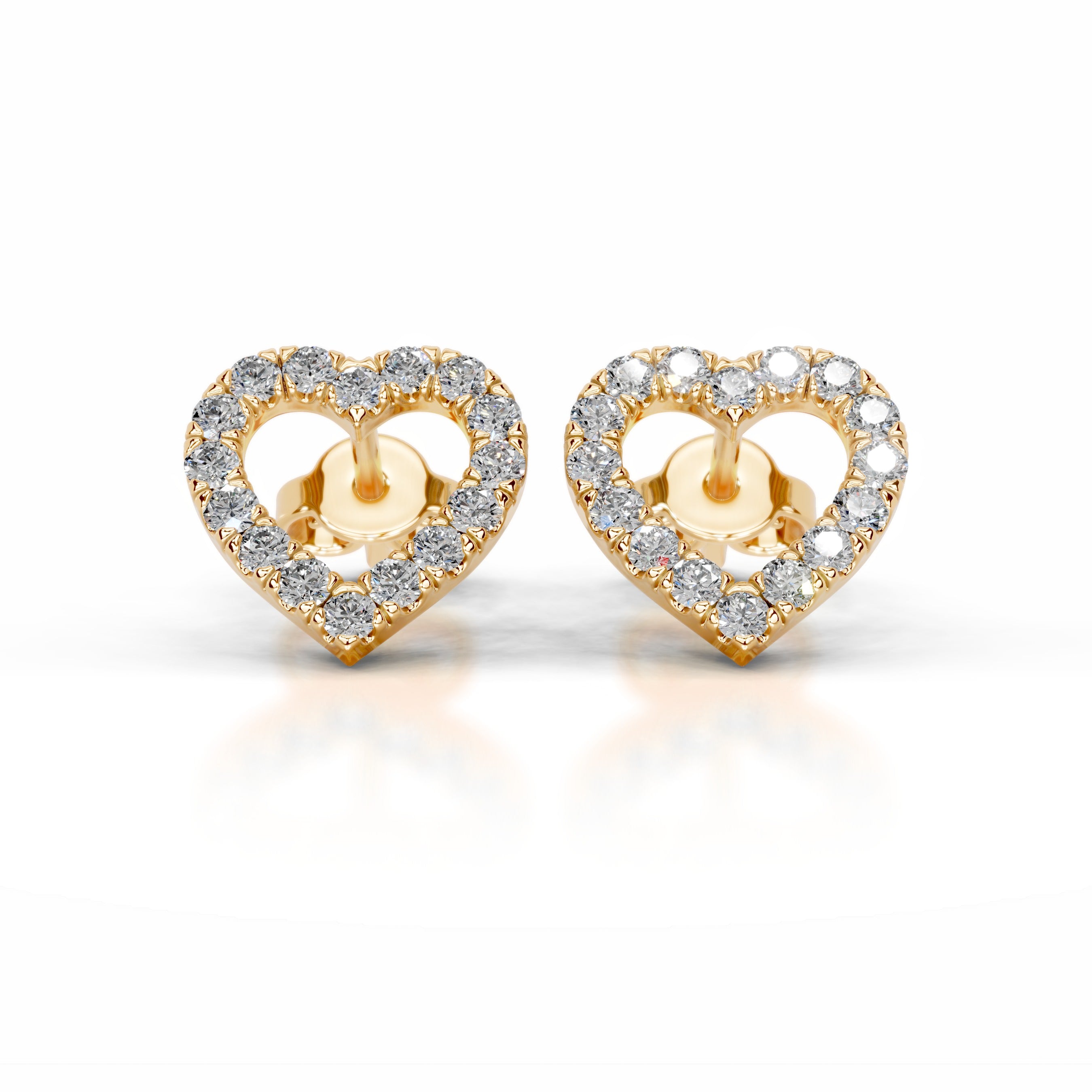 Linda Diamond Earrings - 18K Yellow Gold、mySite、hinf8tx79