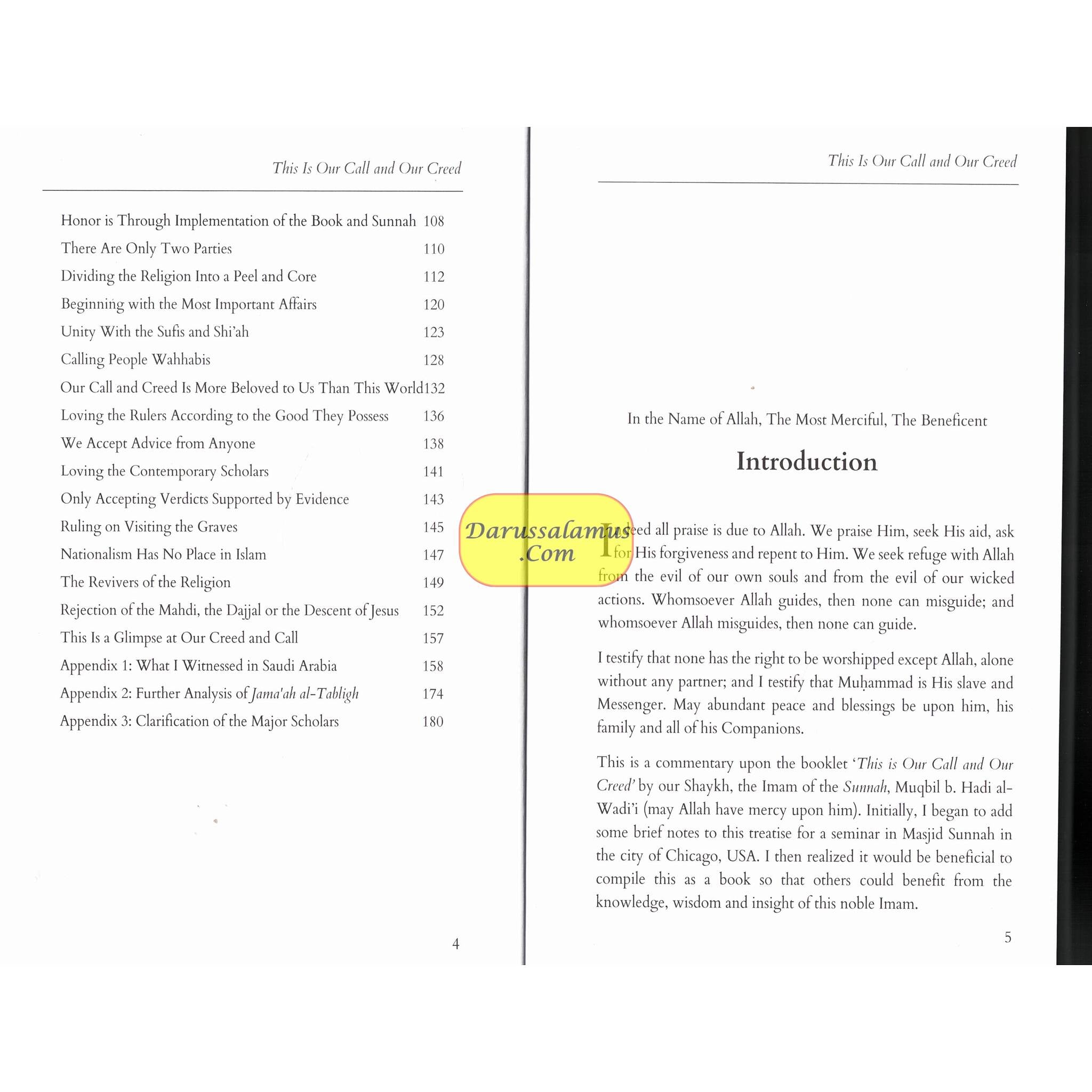 An In-Depth Look At This is Our Call and Our Creed By Allamah Muqbil B.hadi Alp-Wadi'i、mySite、topwebapps