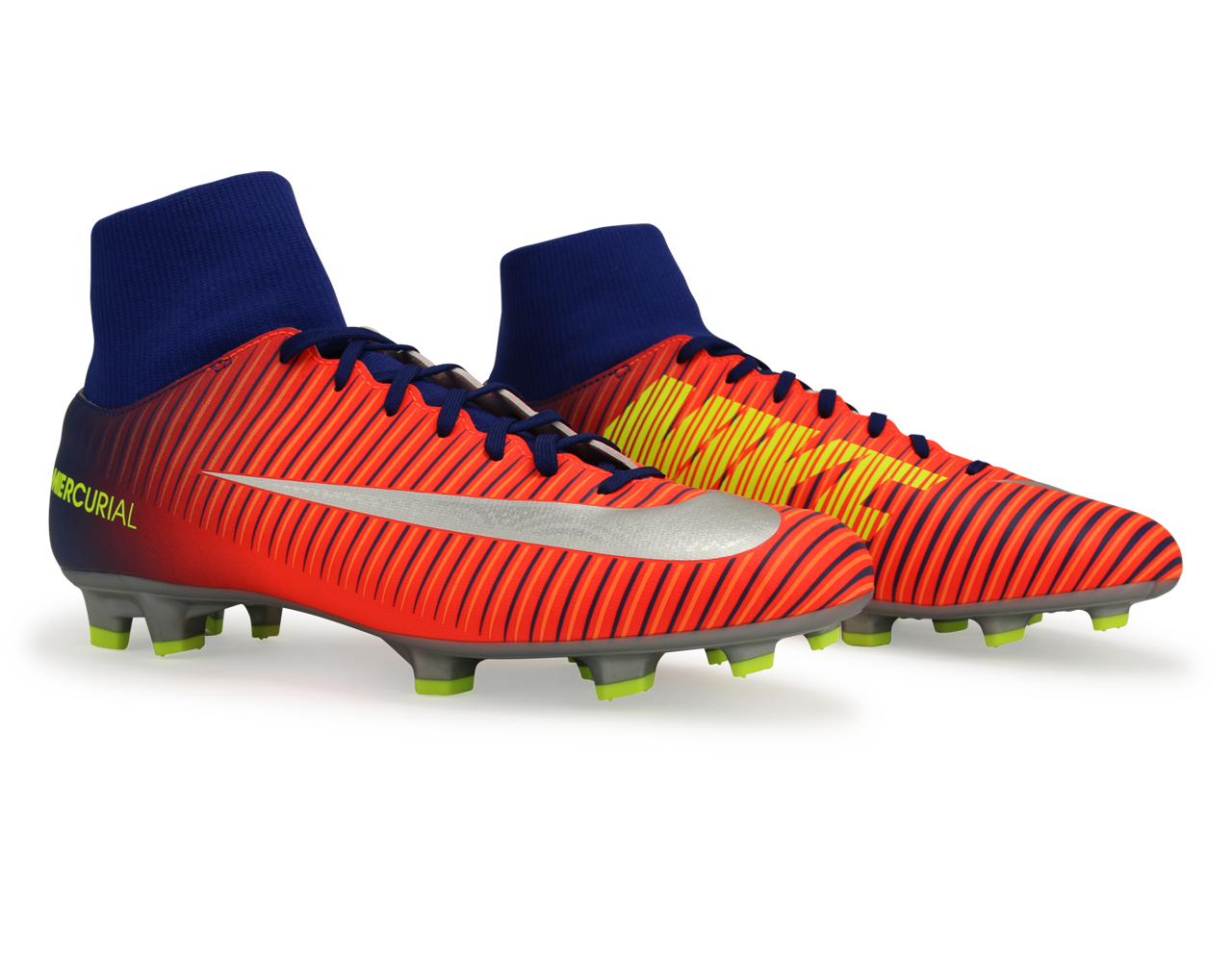Nike Men's Mercurial Victory VI Dynamic Fit FG Deep Royal Blue/Chrome/Total Crimson、mySite、bottomscart