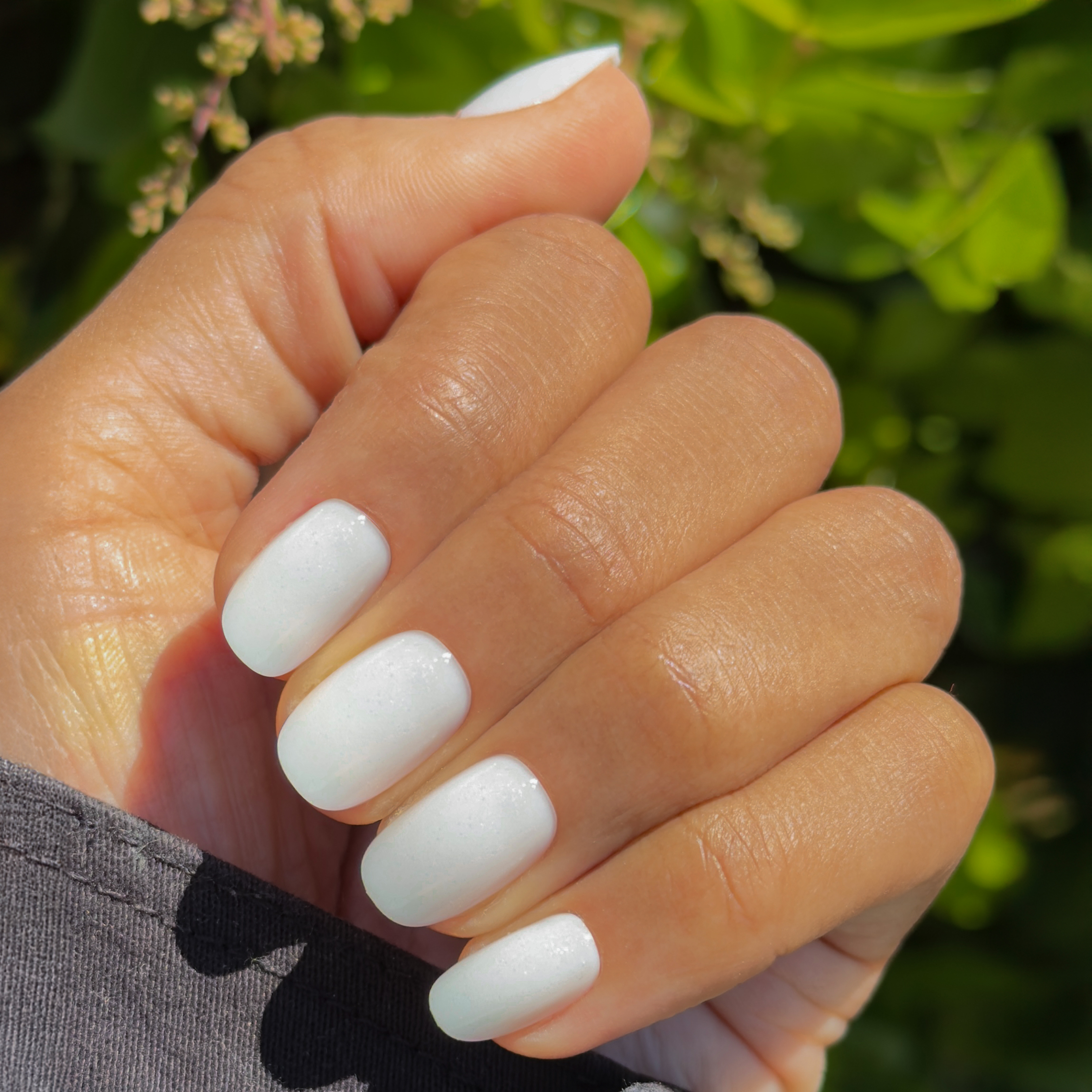 Milky Shimmer - Press-On | Short | Round、mySite、solidvoid