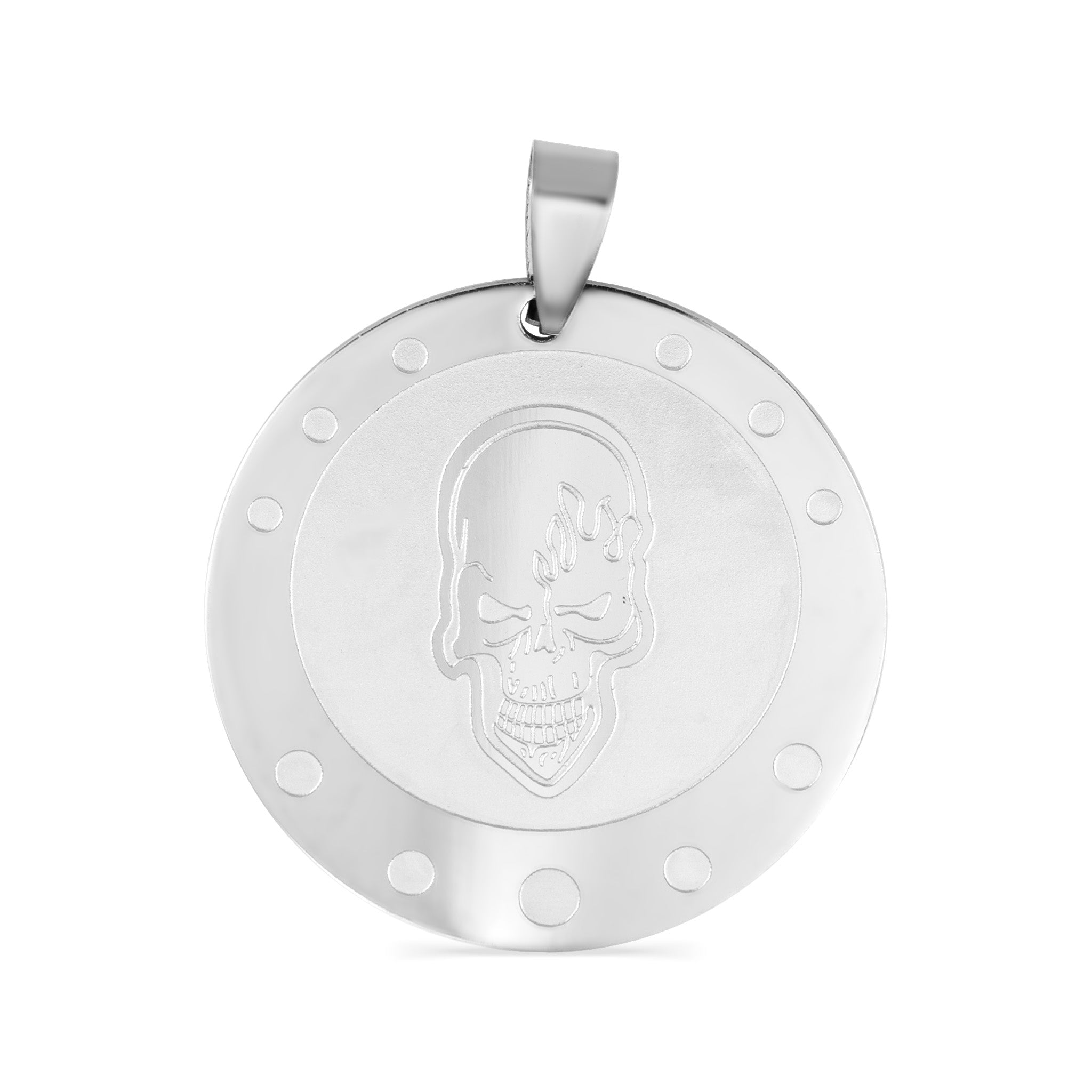 Stainless Steel Skull Shield Pendant / PDJ2003、mySite、dreamappss