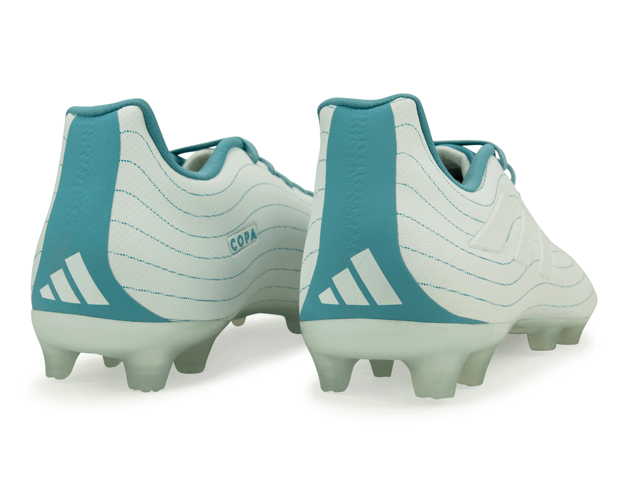 adidas Men's Copa Pure.3 FG White/Blue、mySite、noshort