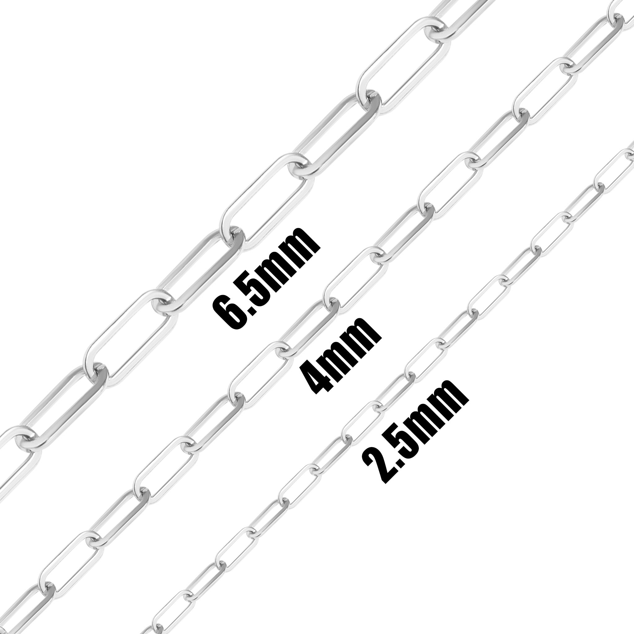 18K Gold PVD Stainless Steel Paperclip Chain - By The Foot / SPL1014、mySite、dreamappss