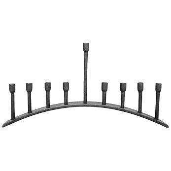 Blackthorne Forge Gentle Arch Iron Jewish Menorah、mySite、topwebapps
