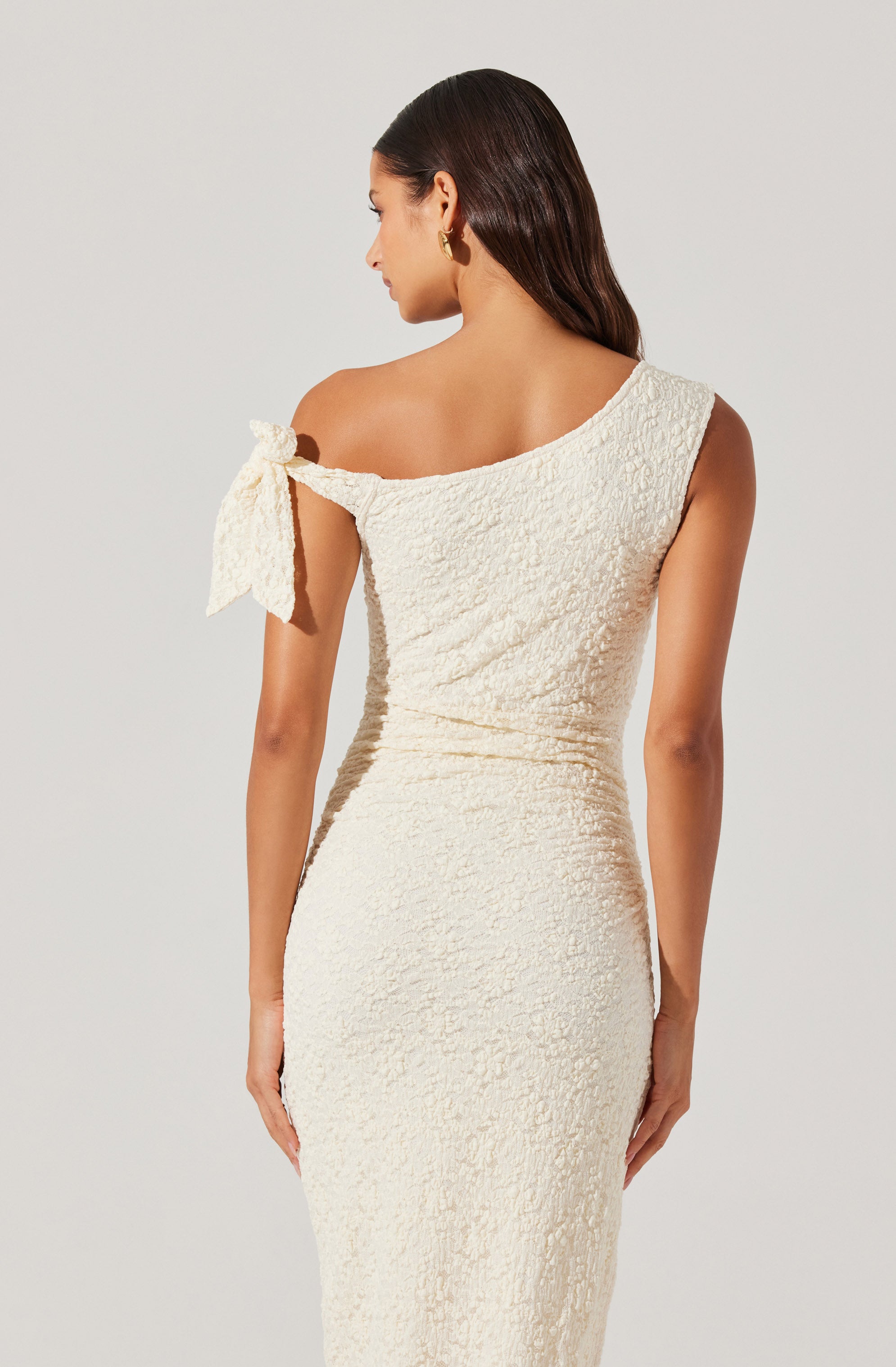 Emely Off Shoulder Midi Dress、mySite、solidvoid