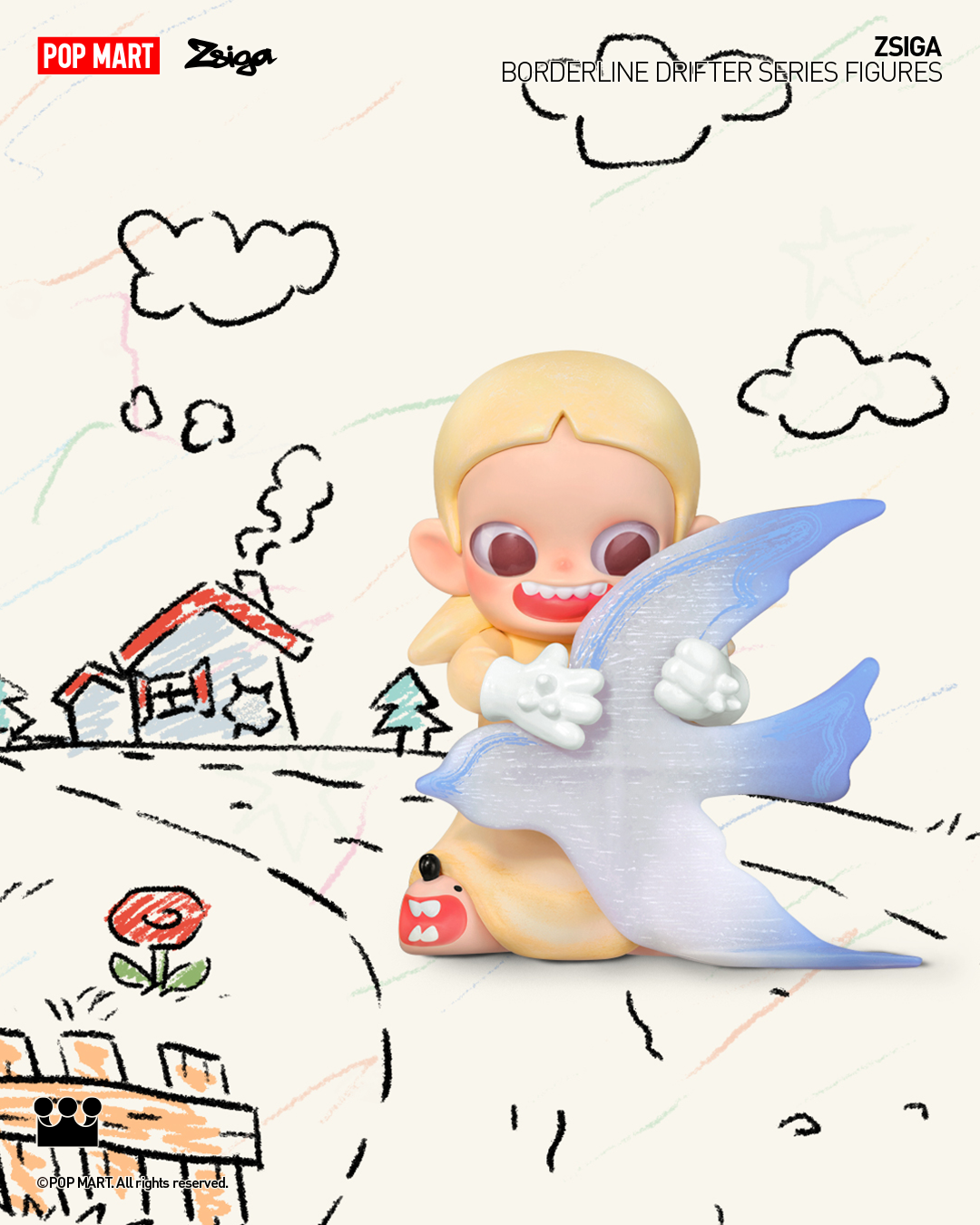  POP MART Zsiga Borderline Drifter Series Figures、mySite、greenlandpopulation