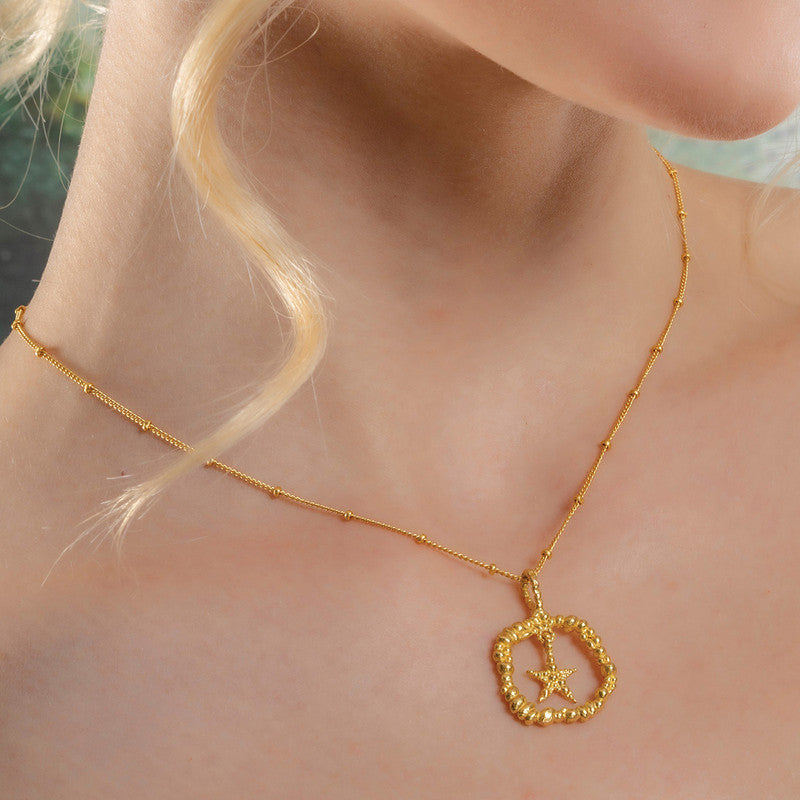 Star Charm Necklace | 14K Gold Plated、mySite、camillekostekn