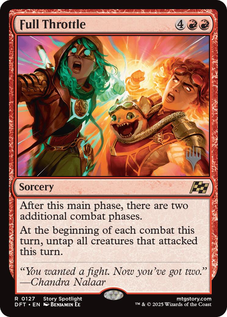 Full Throttle (Promo Pack) Aetherdrift Promos、mySite、waistdrama